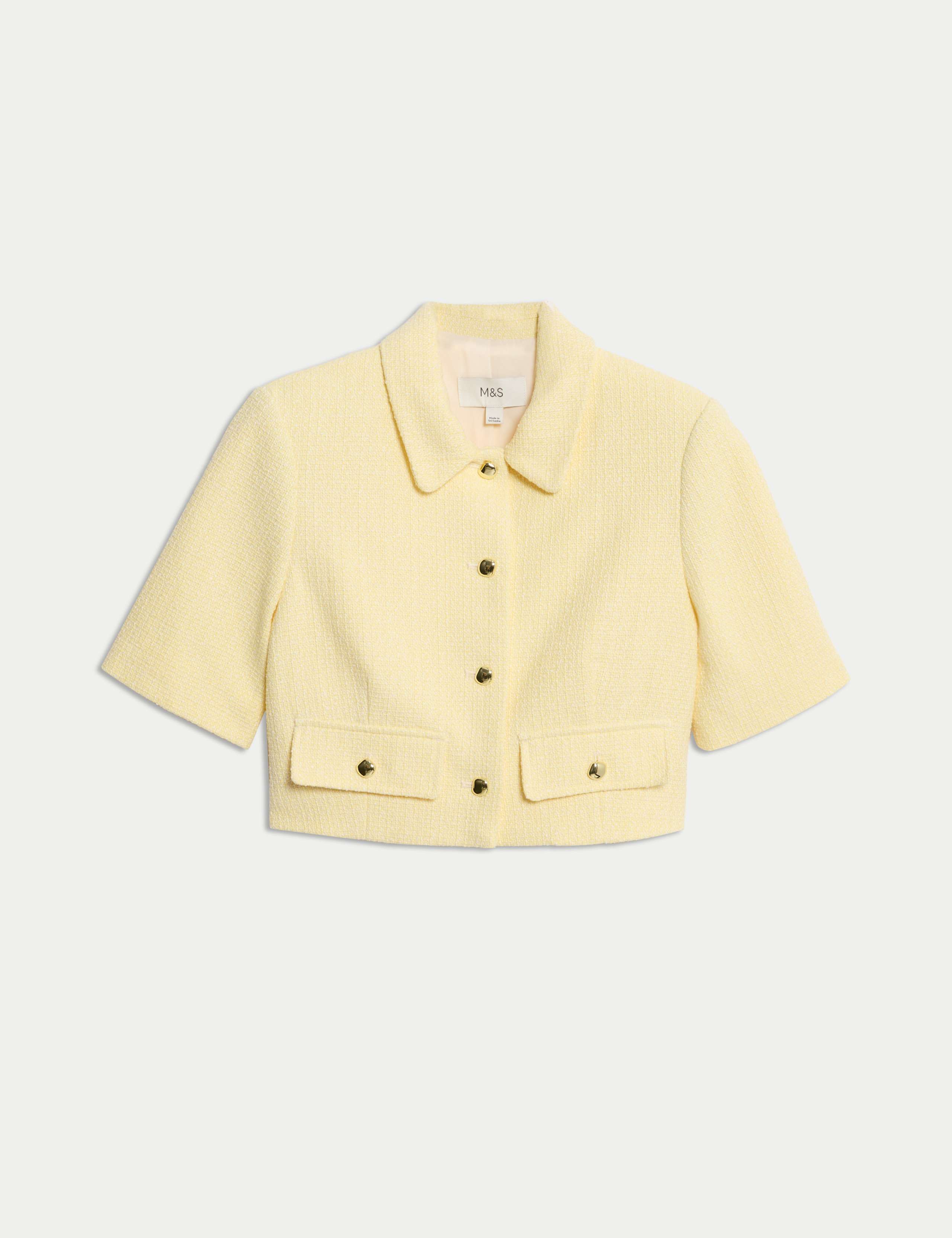 Cotton Rich Striped Short Jacket 2 of 6