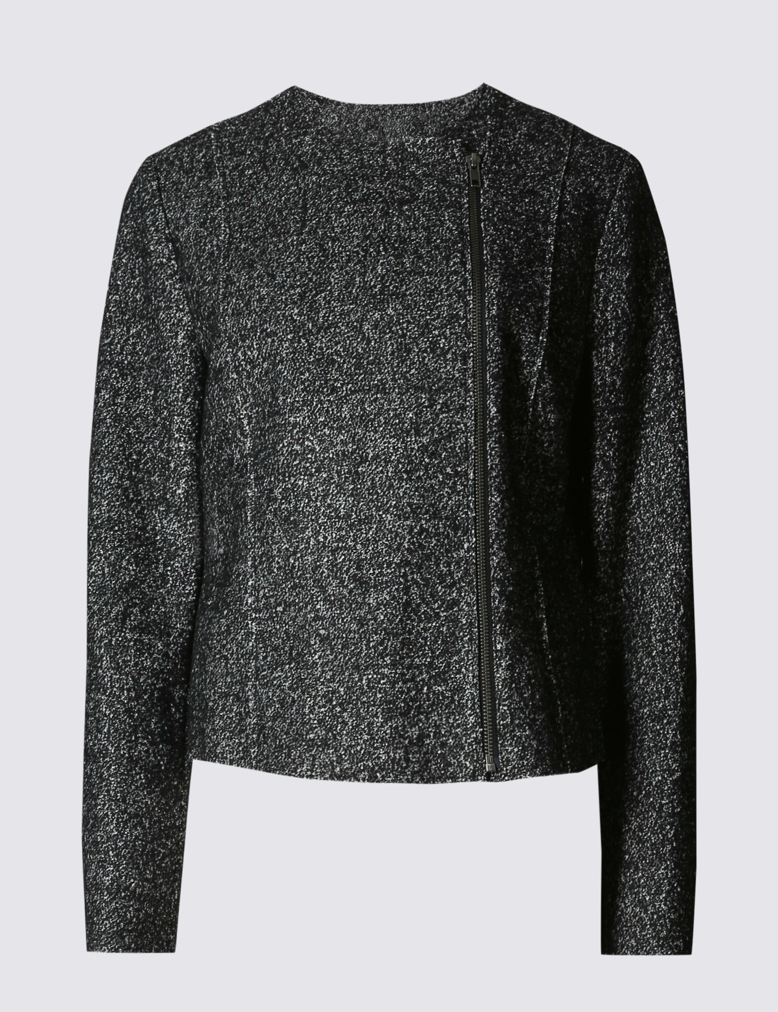 Long Sleeve Jacket with Wool 2 of 4