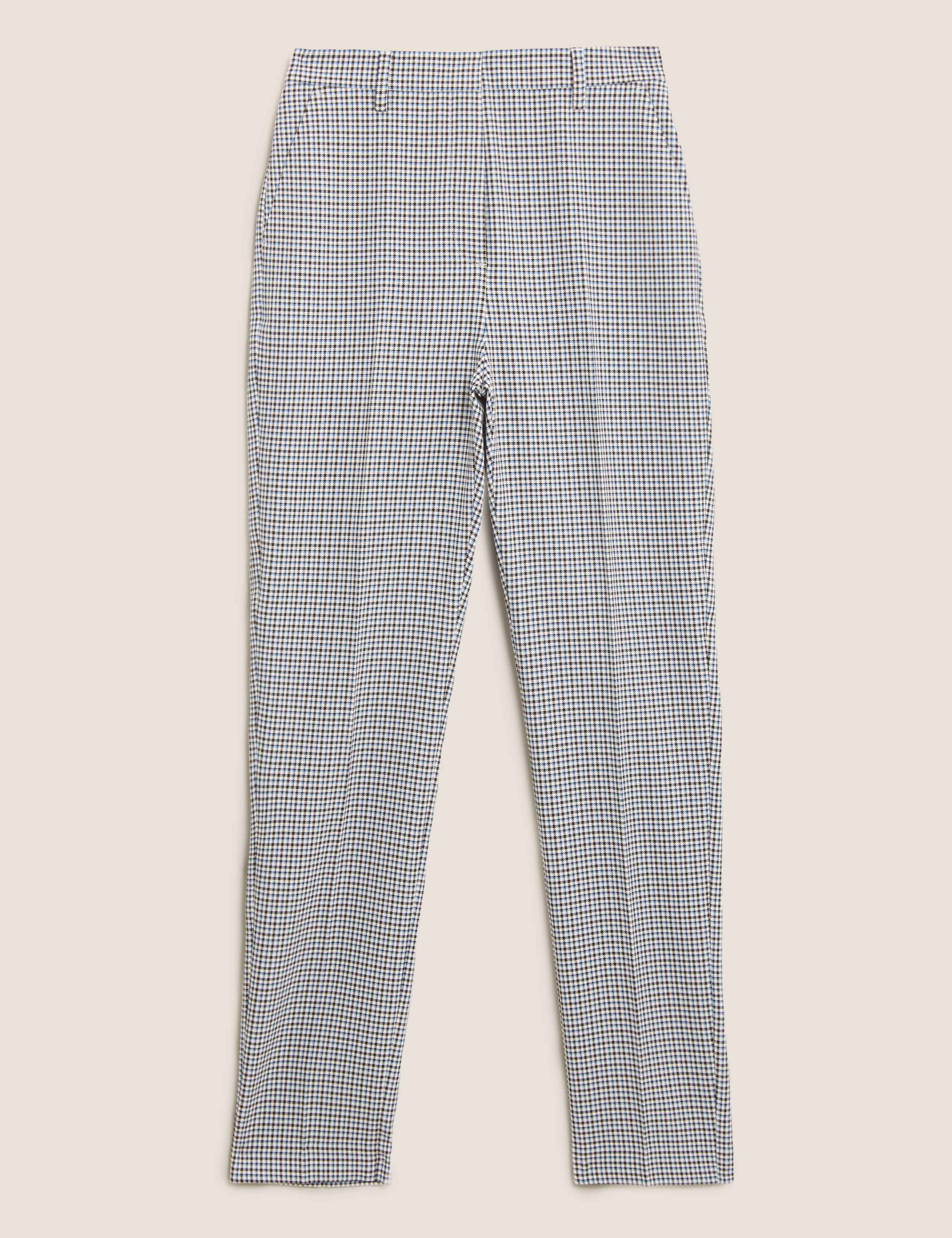 Checked Slim Fit Ankle Grazer Trousers 2 of 5