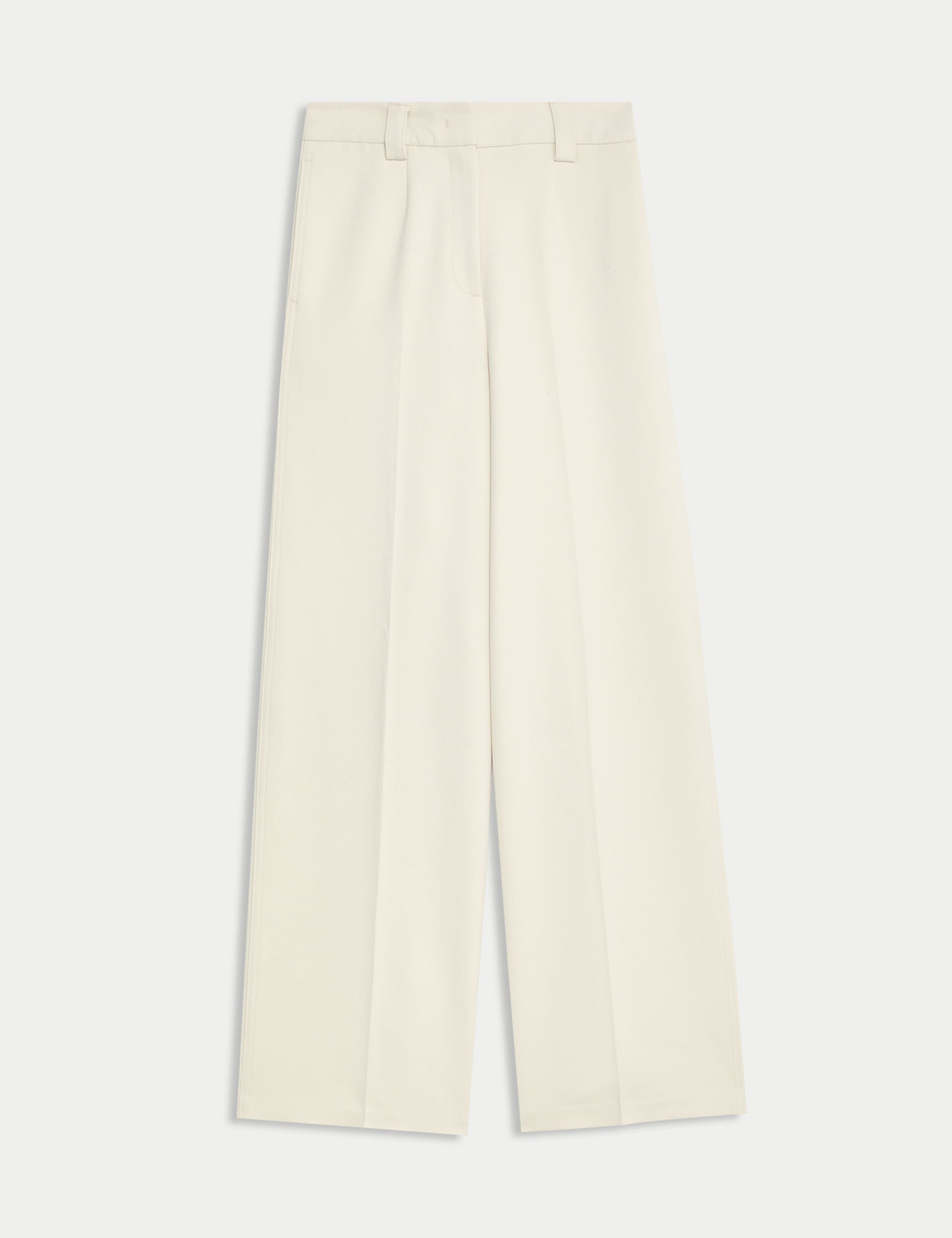 Crepe Tab Detail Wide Leg Trousers 2 of 6