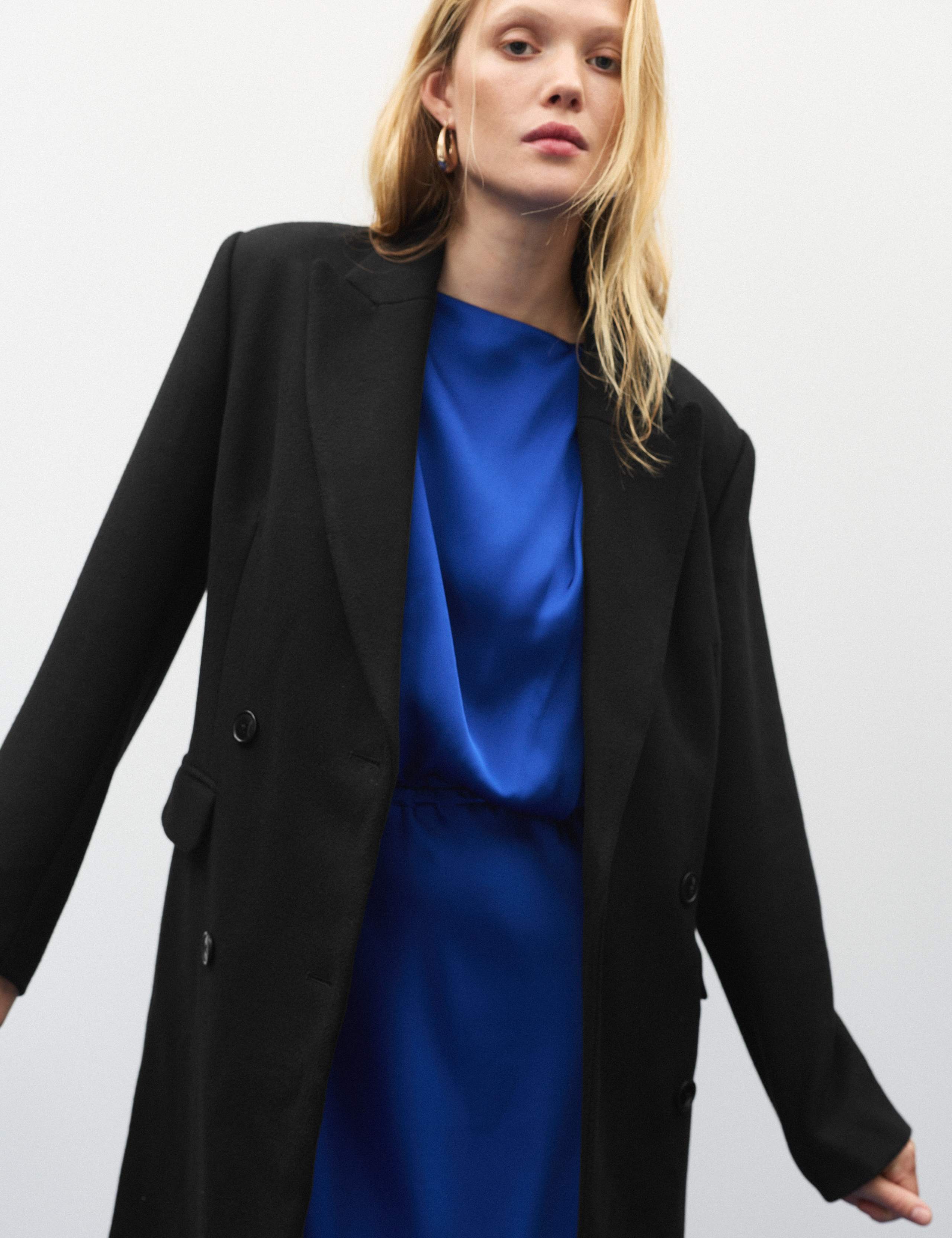 Double Breasted Longline Overcoat 5 of 13