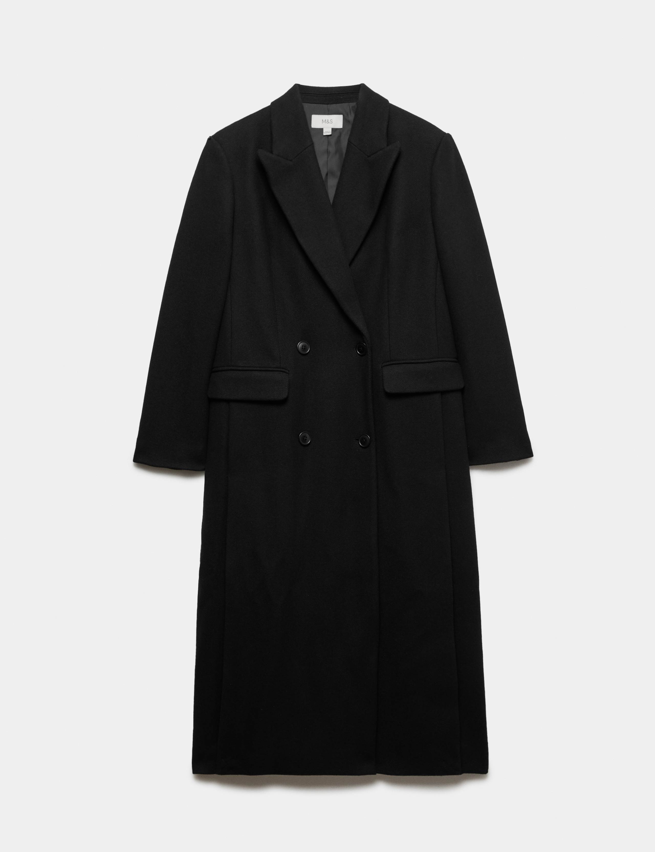 Double Breasted Longline Overcoat 2 of 13