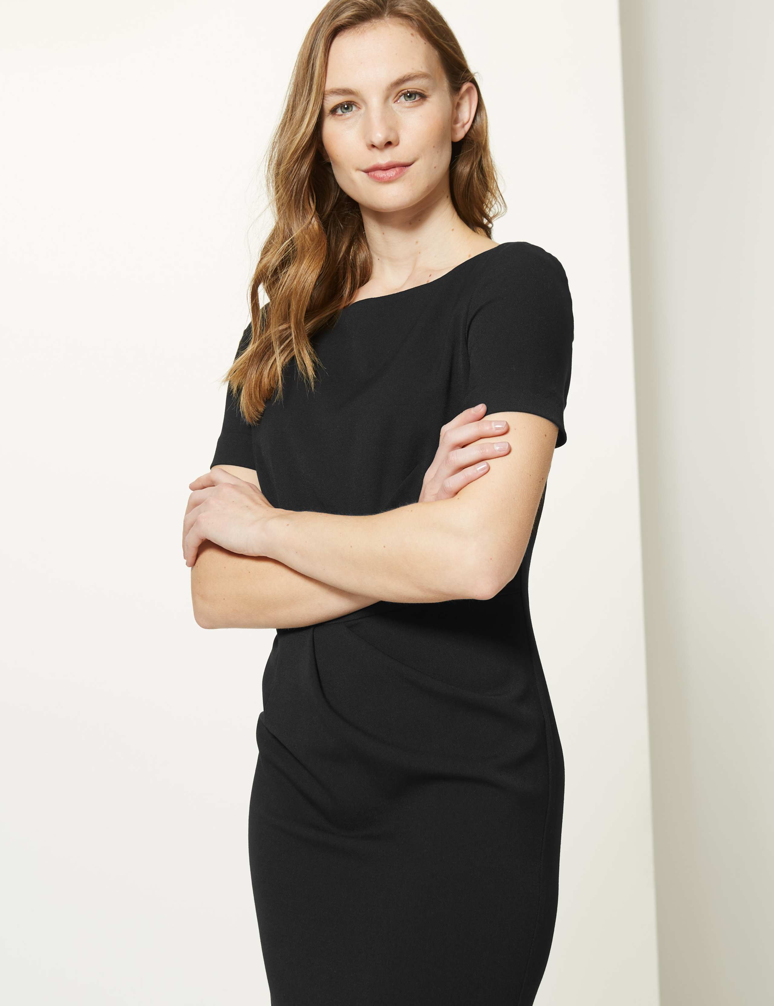 Short Sleeve Bodycon Midi Dress 2 of 3