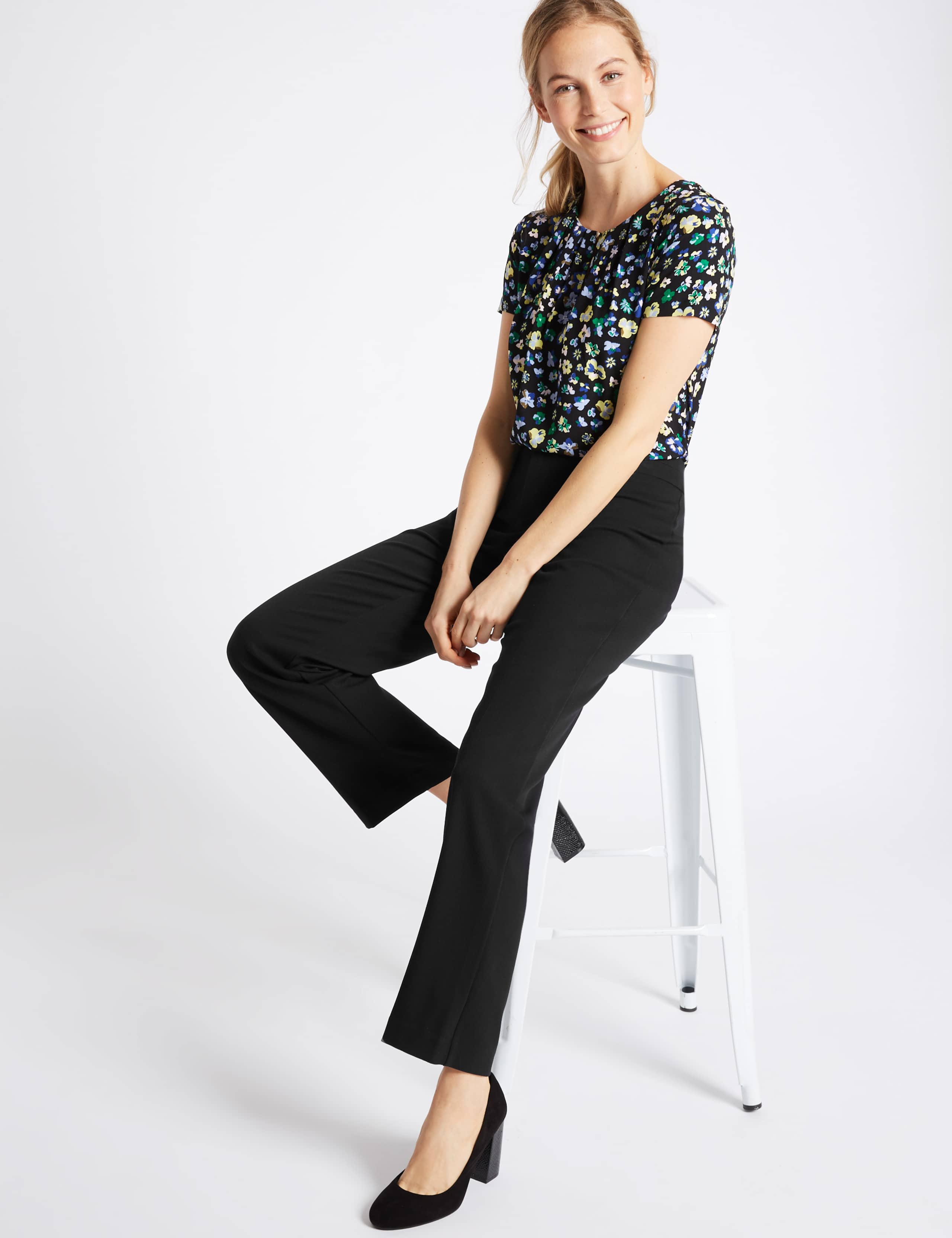 Straight Leg Trousers 2 of 6