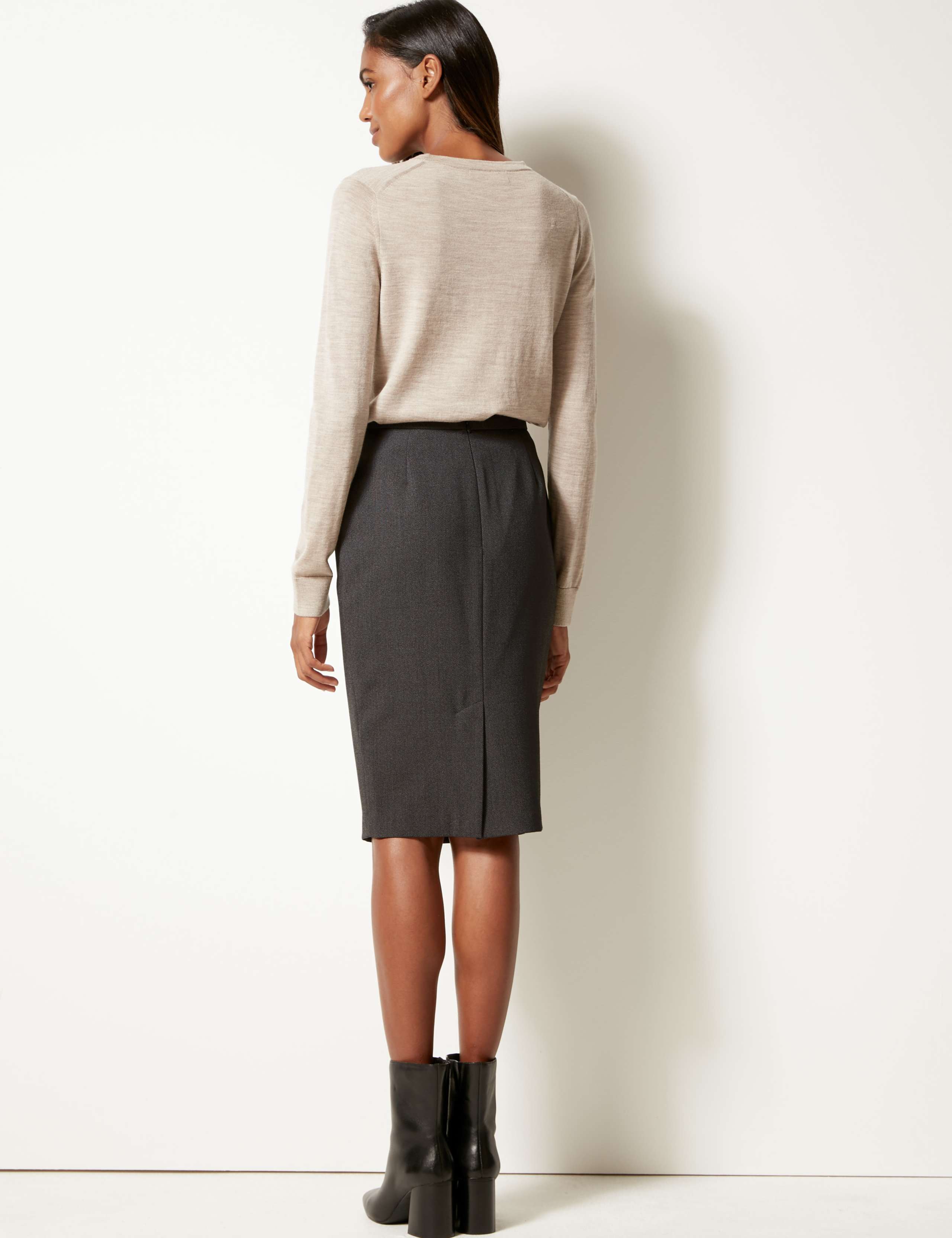 Textured Pencil Skirt 3 of 6