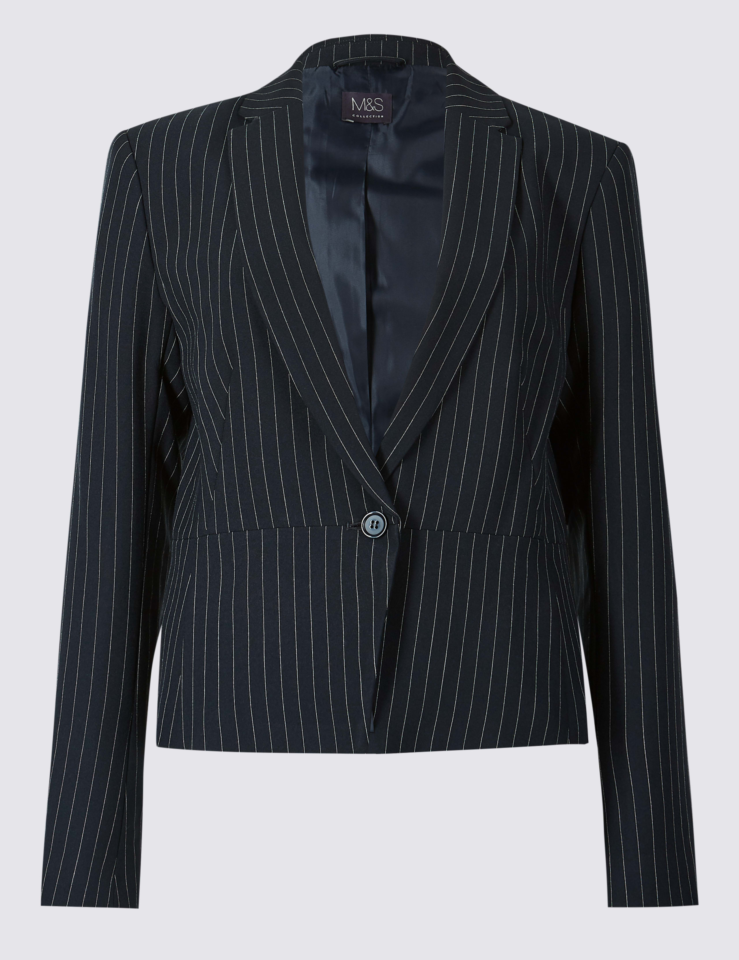 Pin Stripe Blazer 2 of 6