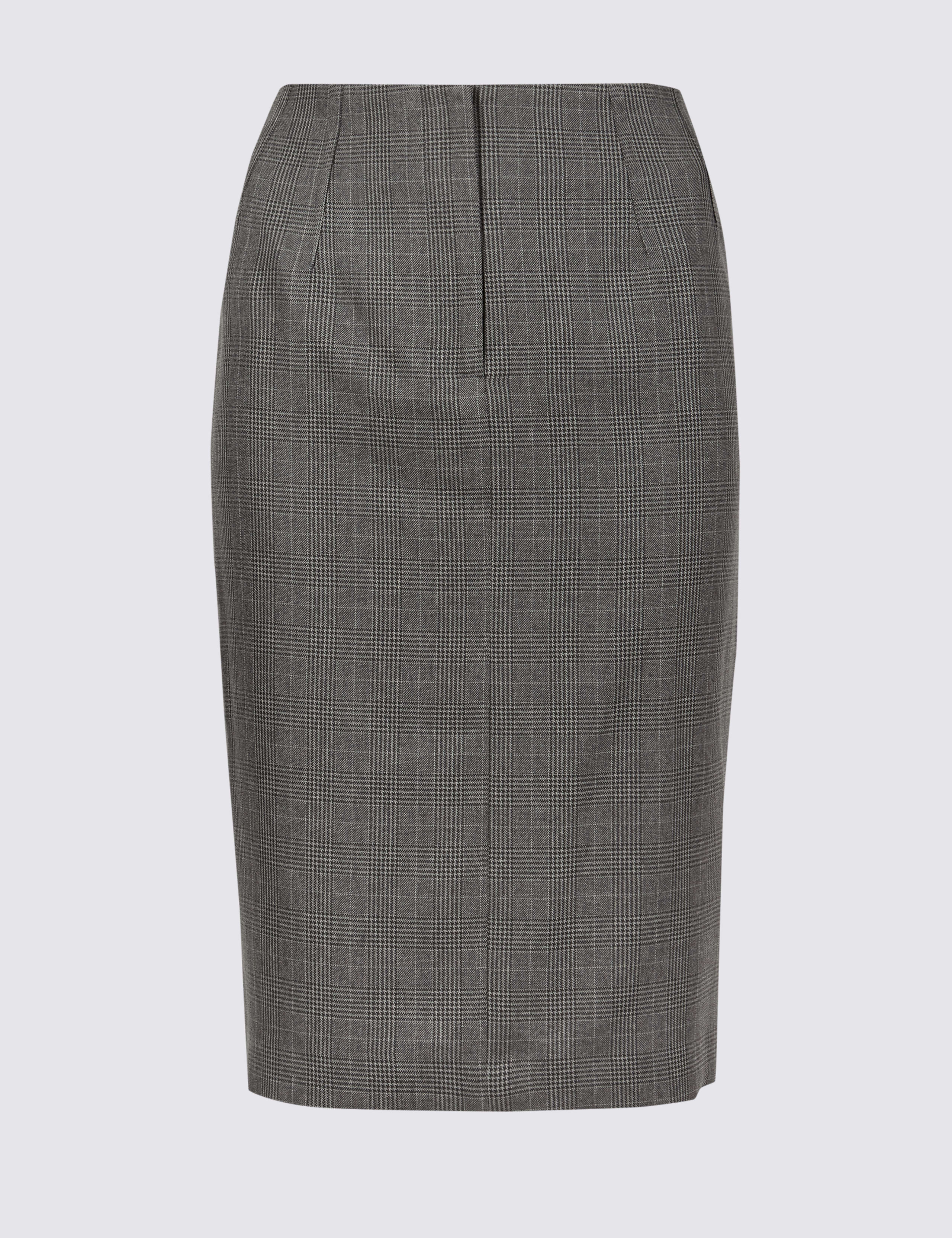 Checked Pencil Skirt 2 of 6