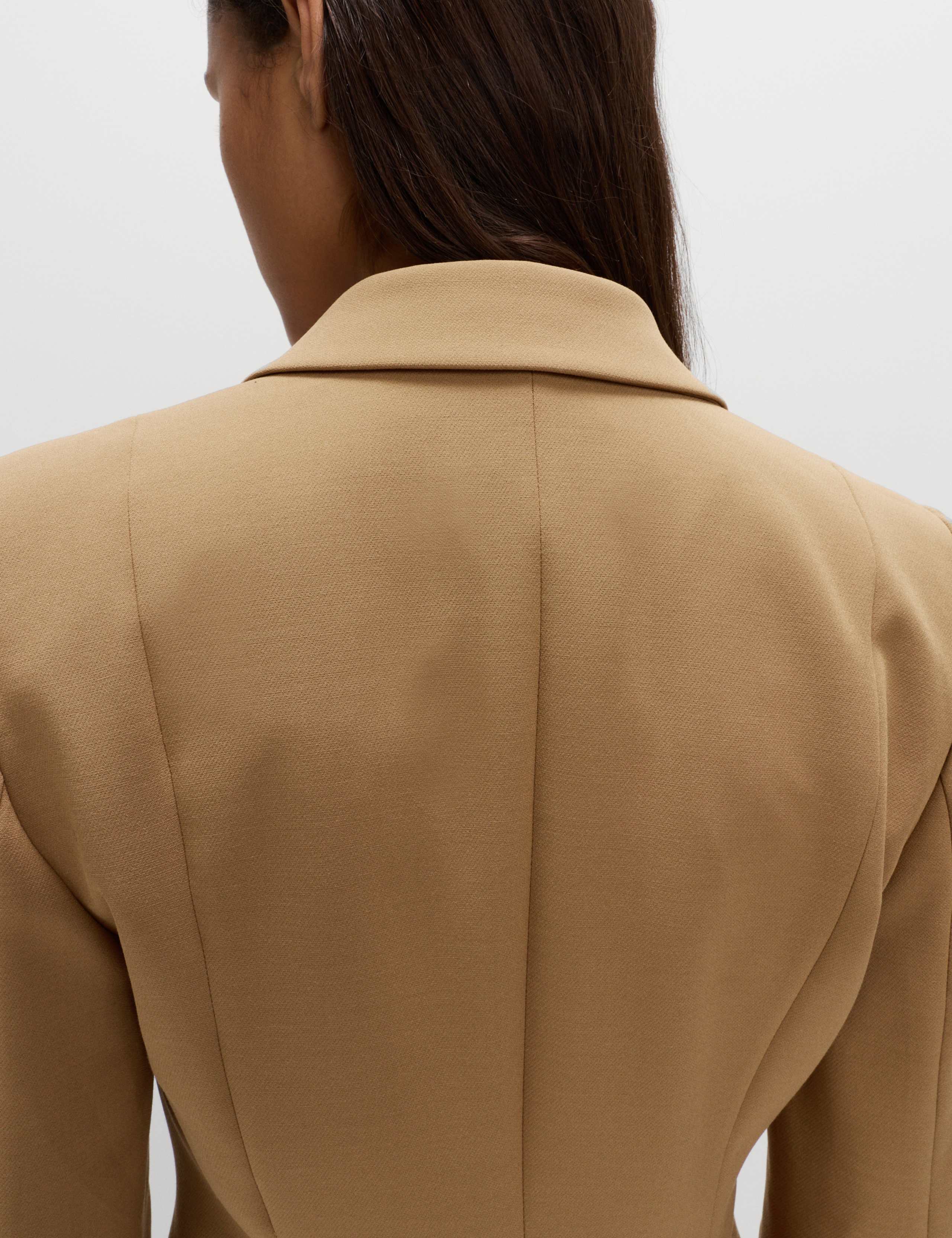 Twill Tailored Cinched Waist Blazer 4 of 7