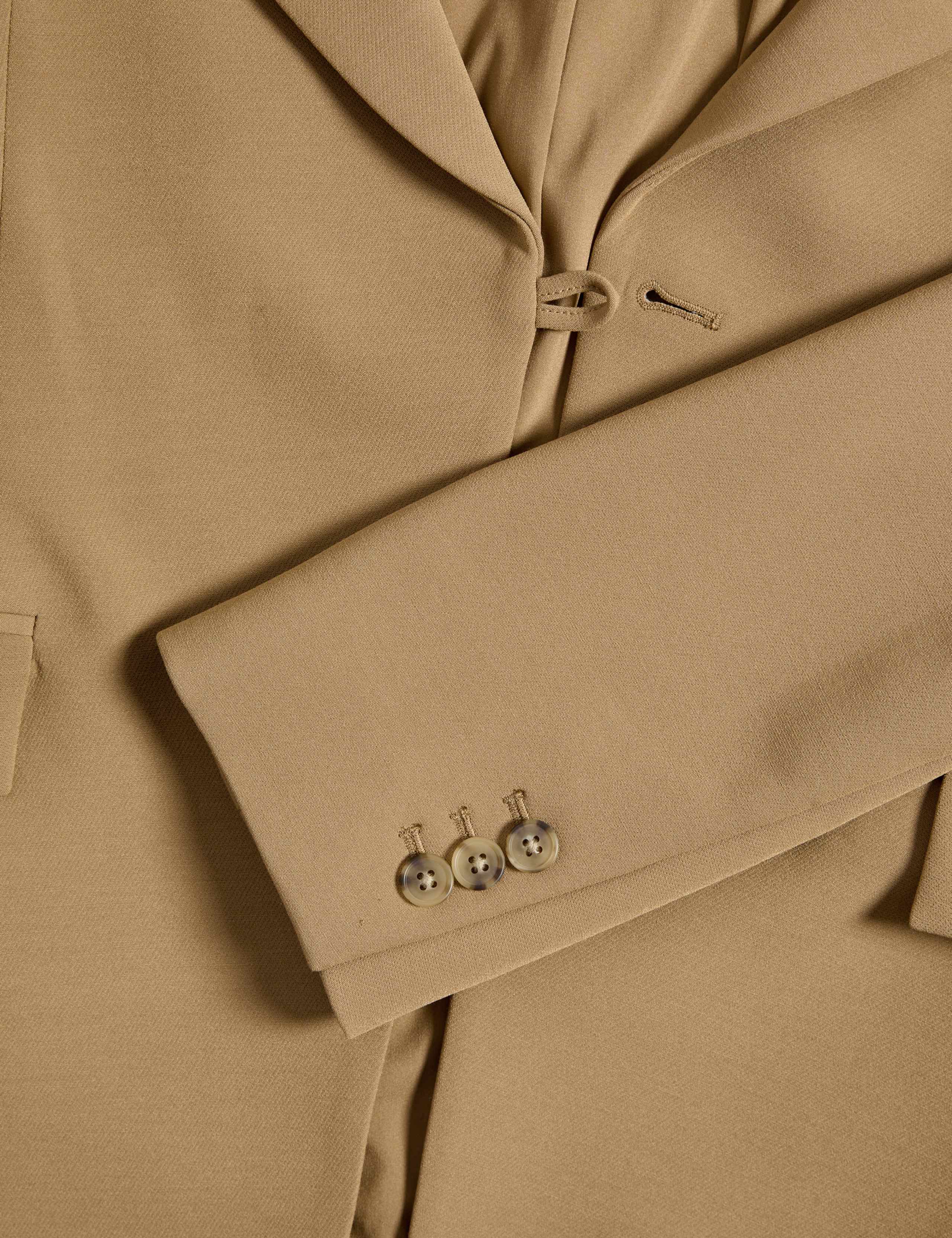 Twill Tailored Cinched Waist Blazer 2 of 2