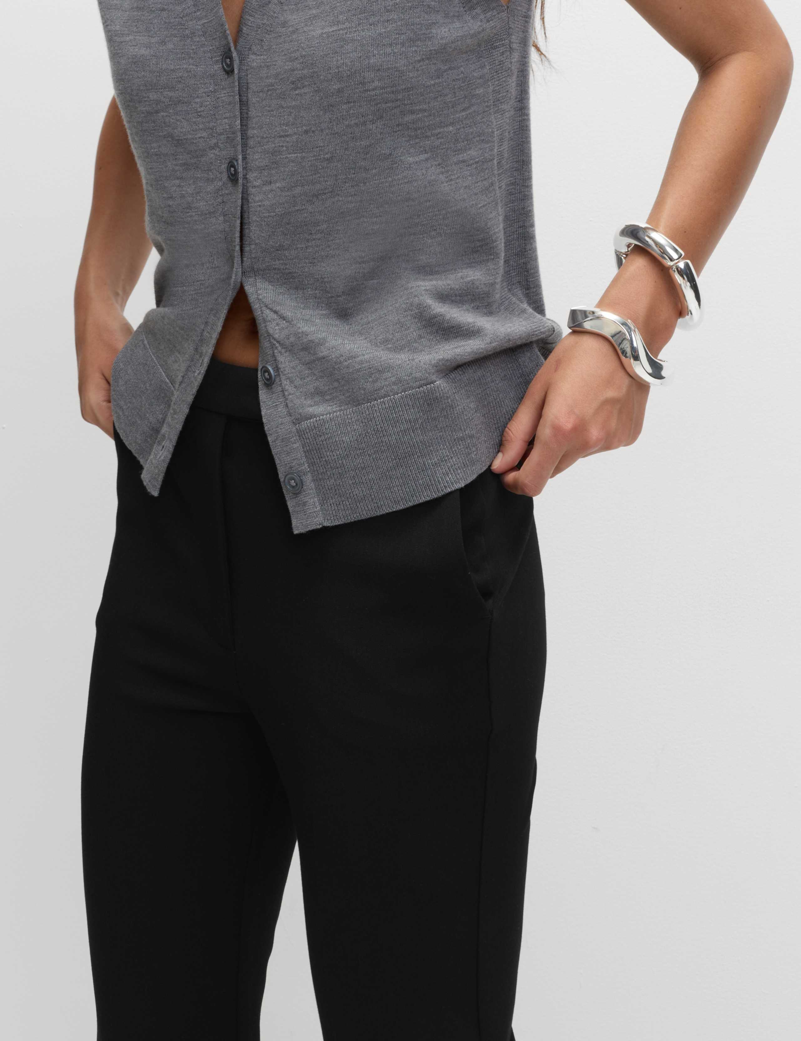 Slim Fit Ankle Grazer Trousers 4 of 6