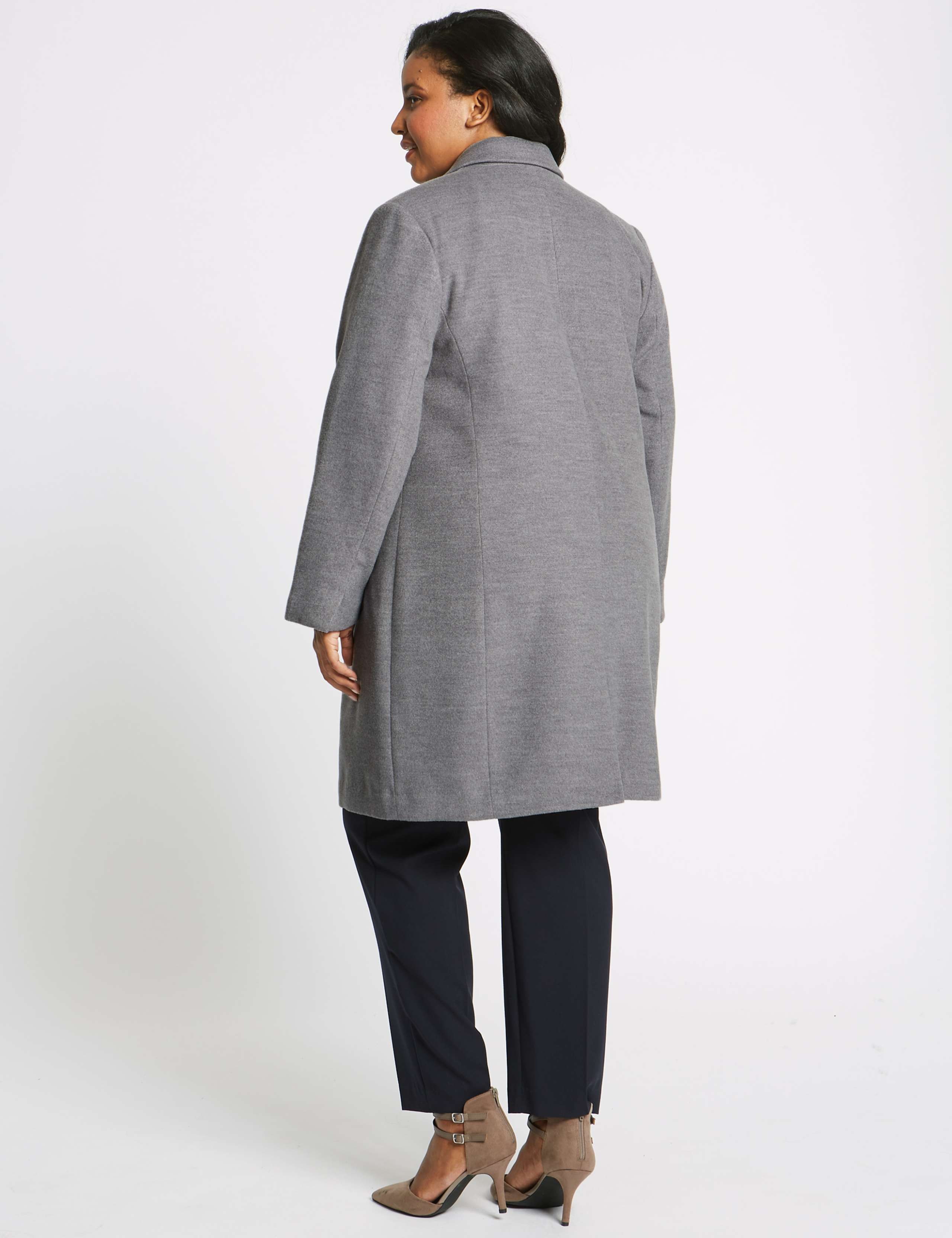 CURVE Single Button Coat 4 of 5