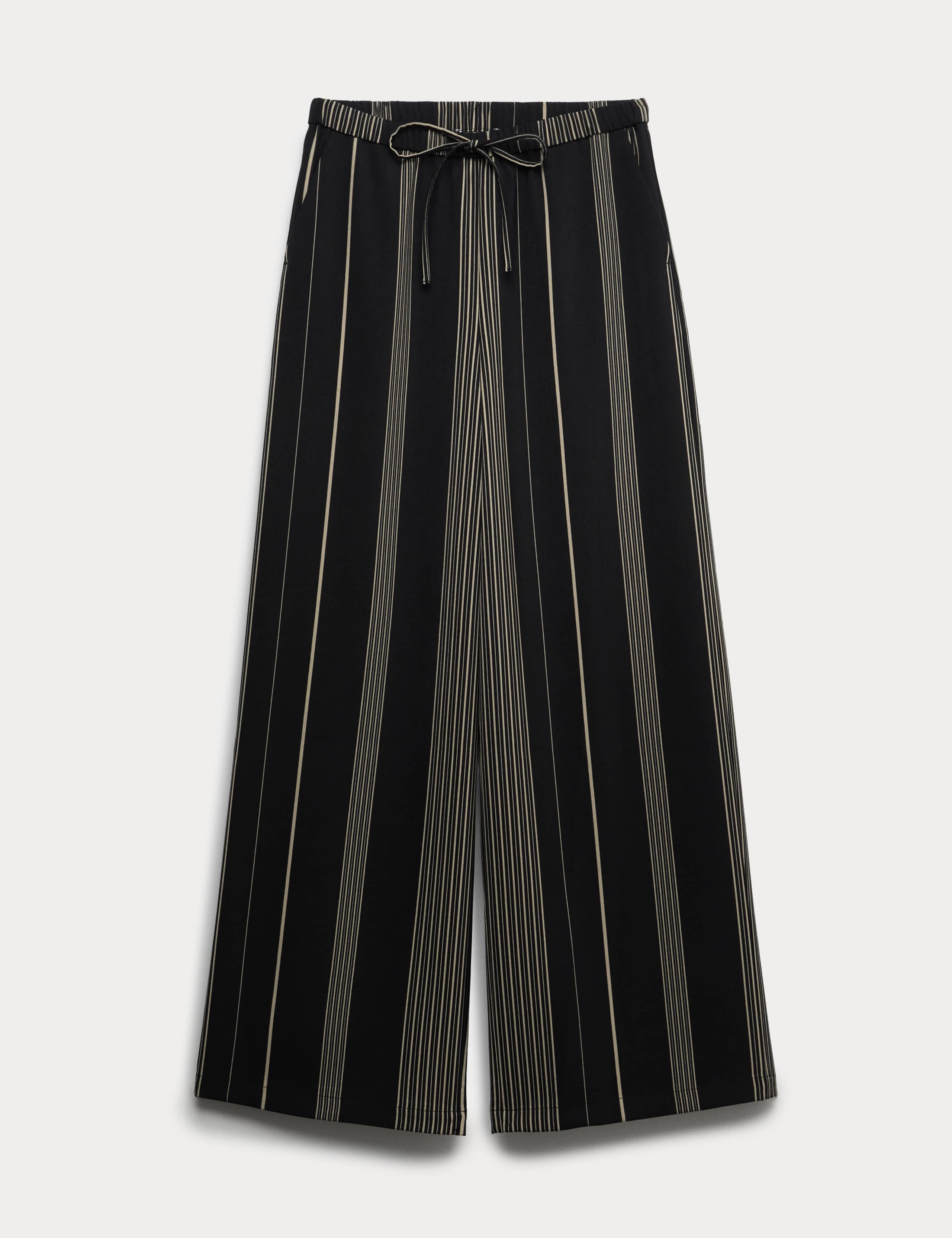 Satin Twill Striped Trousers 2 of 6
