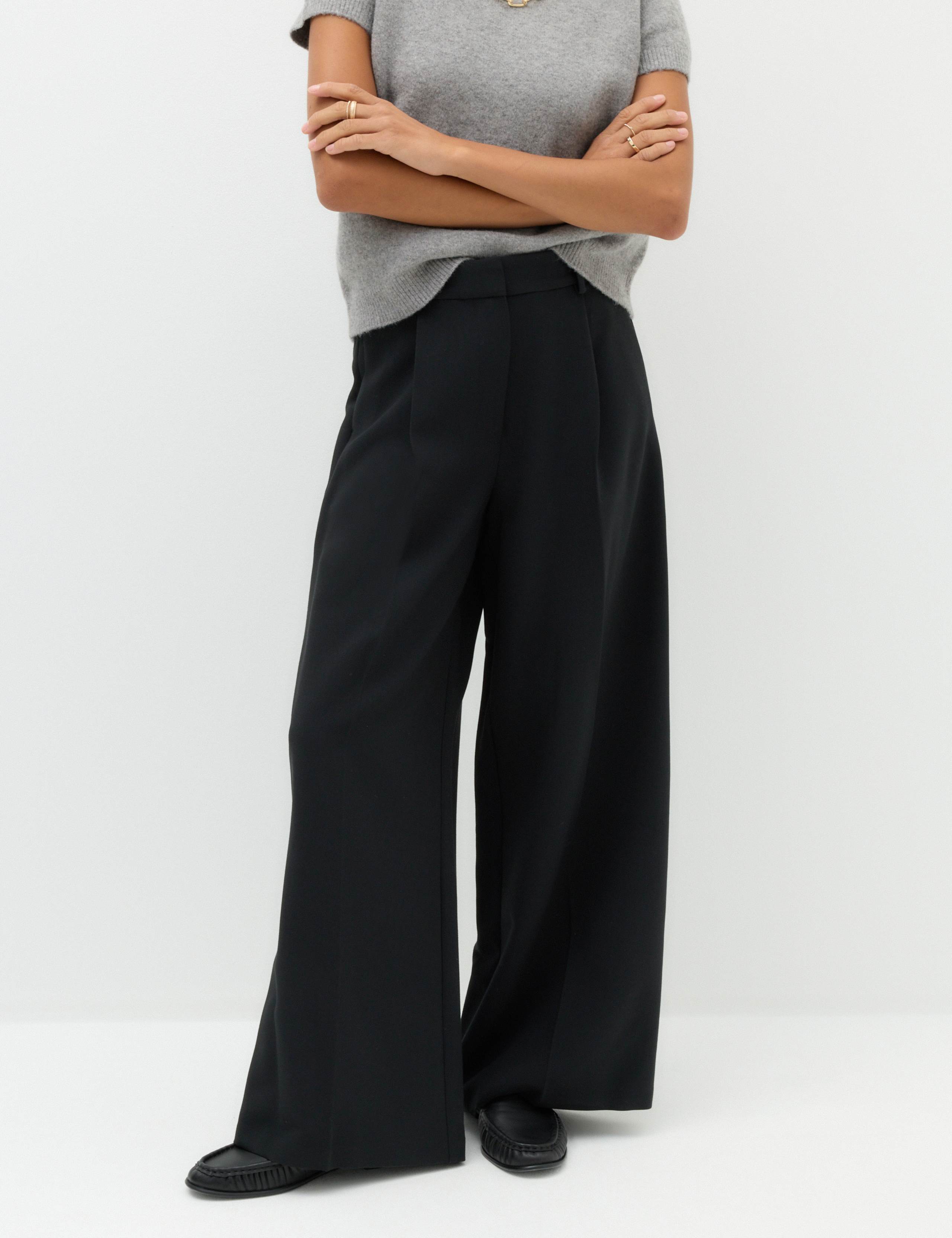 Single Pleat Wide Leg Trousers 5 of 6