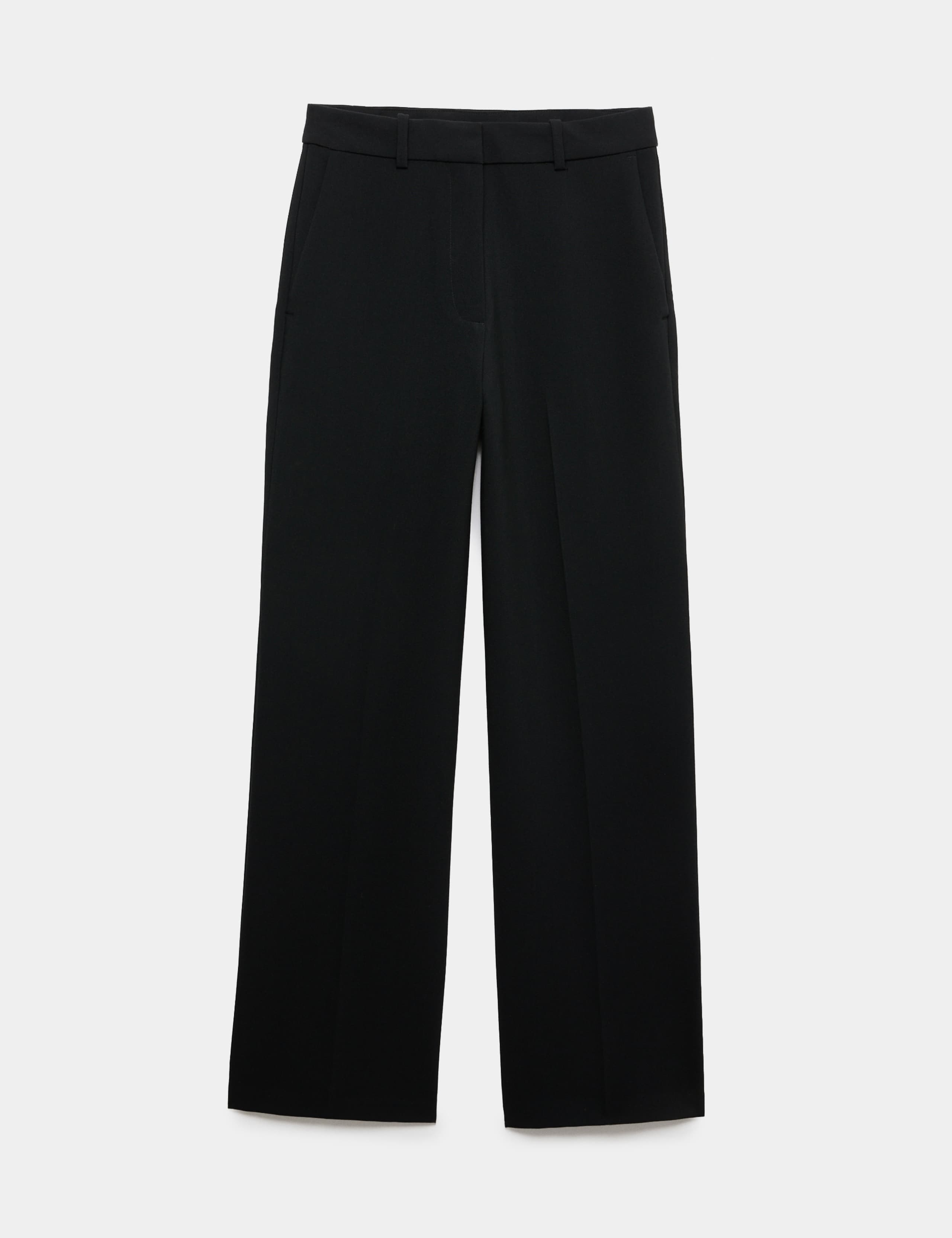 Woven Straight Leg Trousers with Stretch 1 of 1