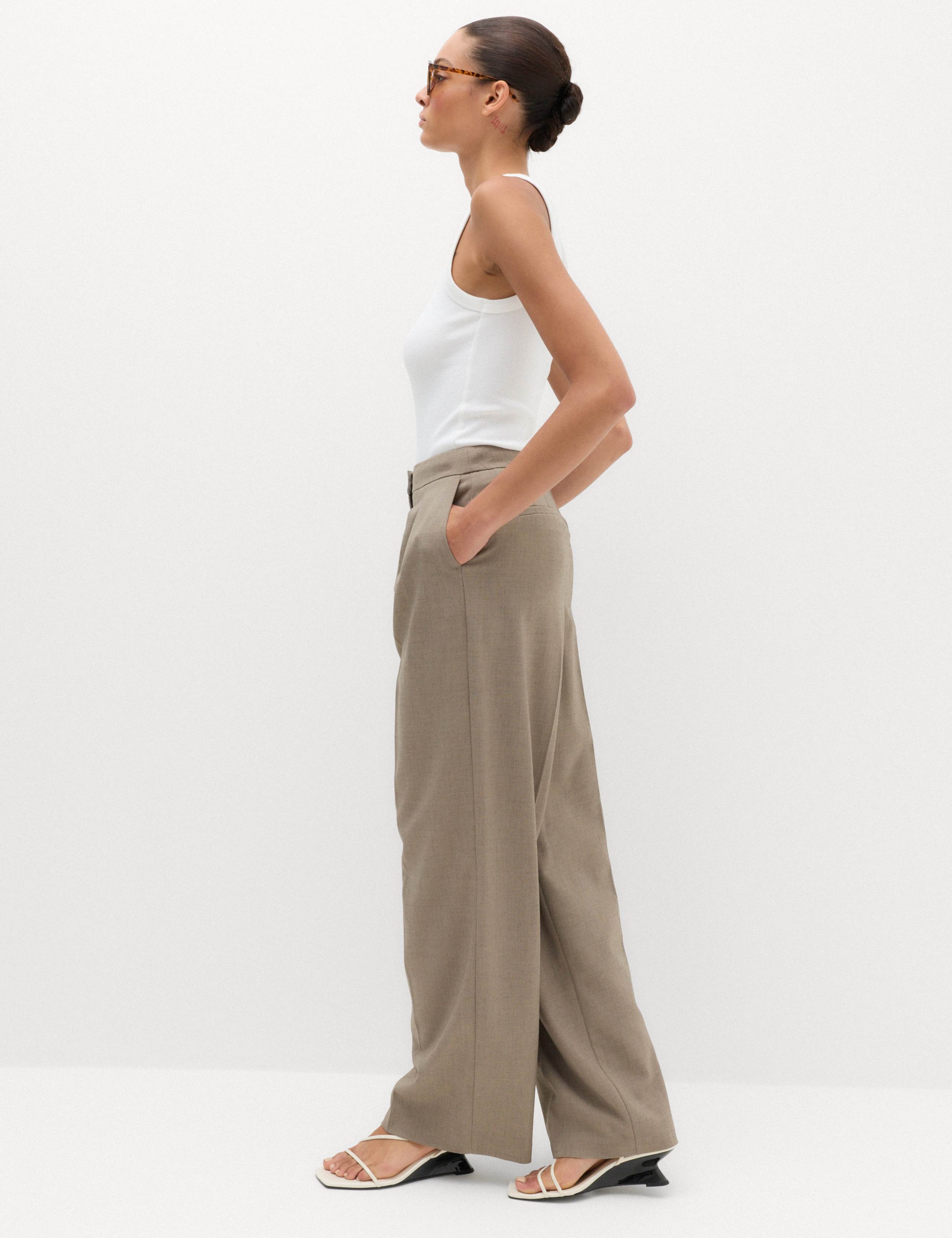 Pleated Wide Leg Trousers 5 of 7