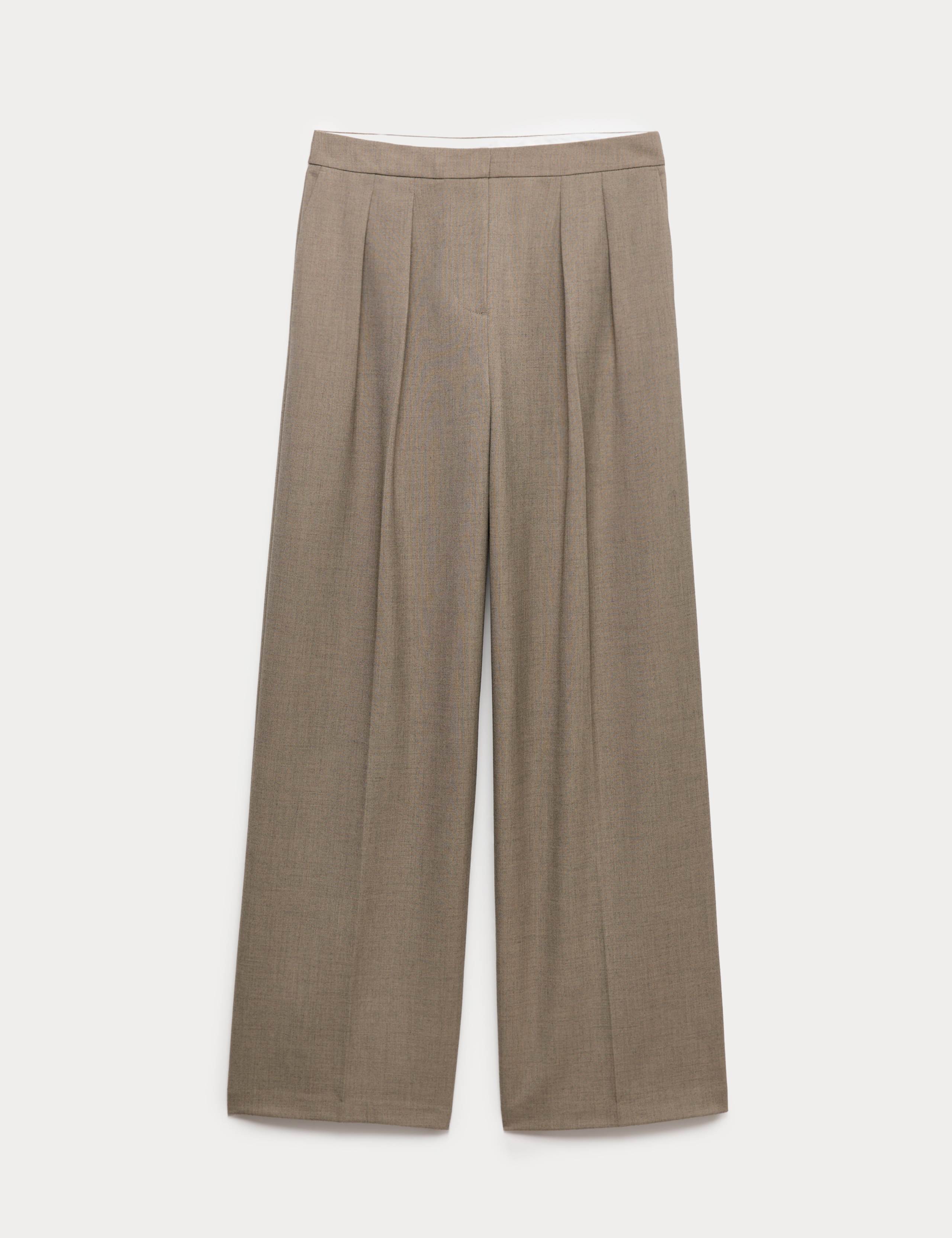Pleated Wide Leg Trousers 2 of 7