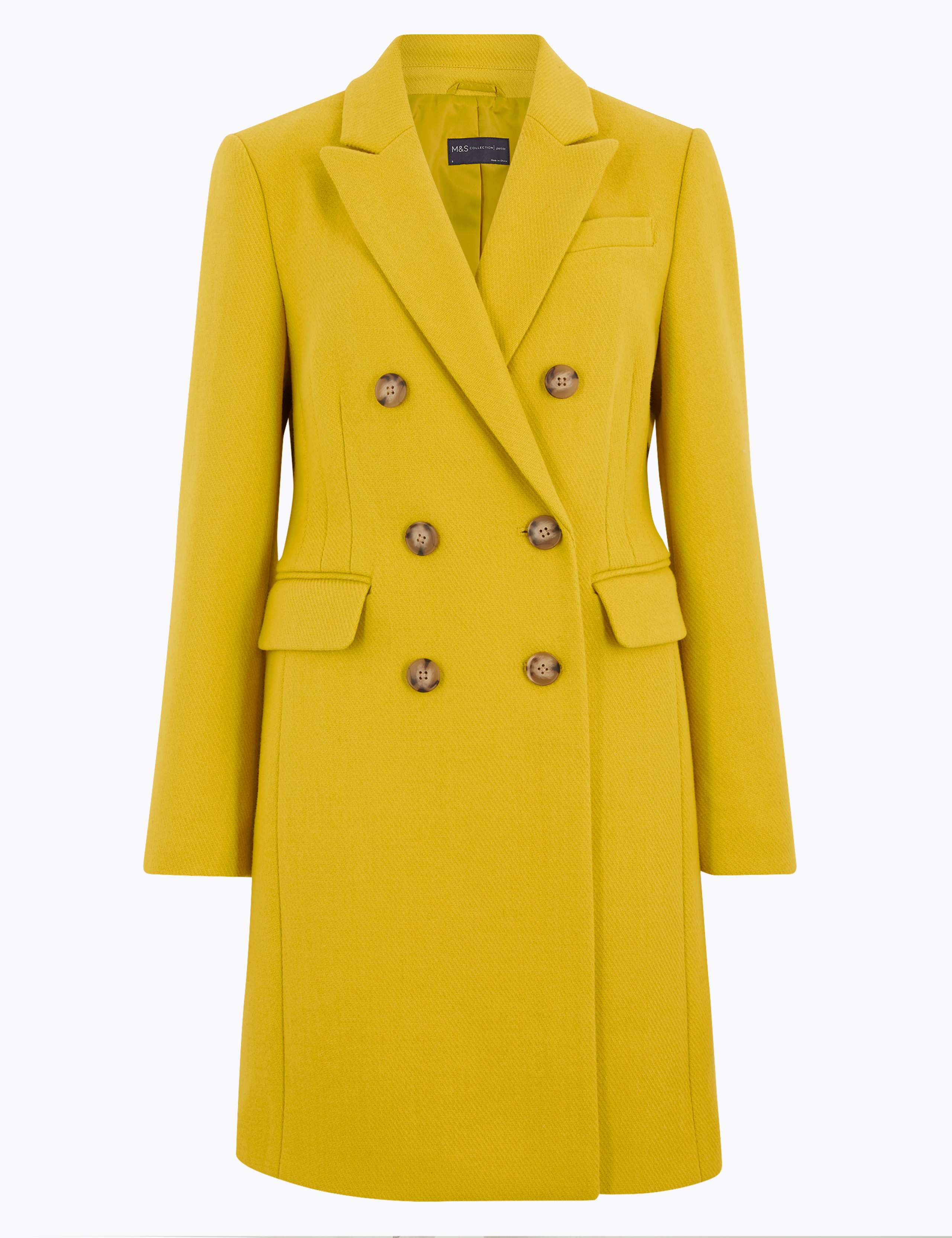 Petite Tailored Waisted Coat with Wool 1 of 1