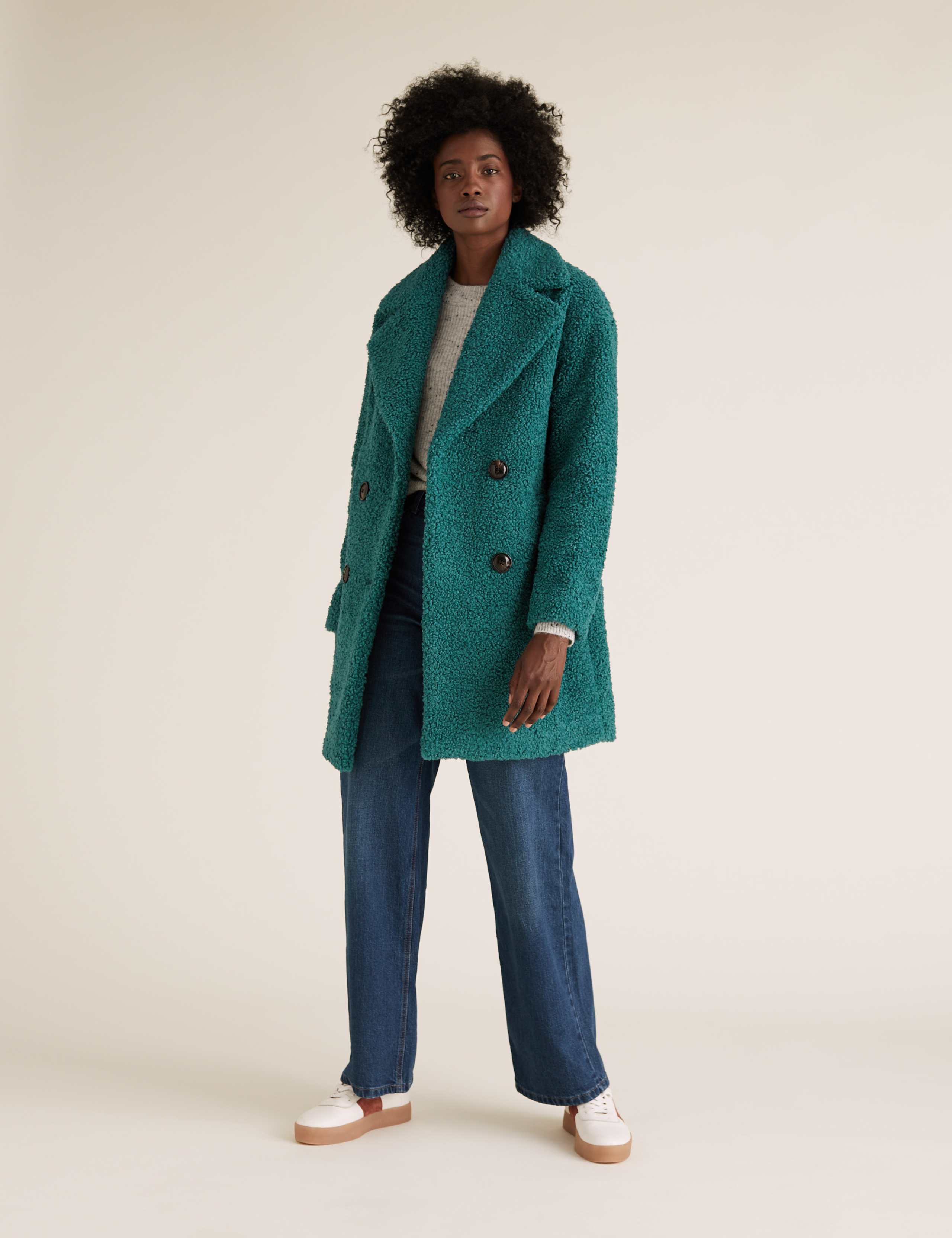 Teddy Double Breasted Coat 1 of 5