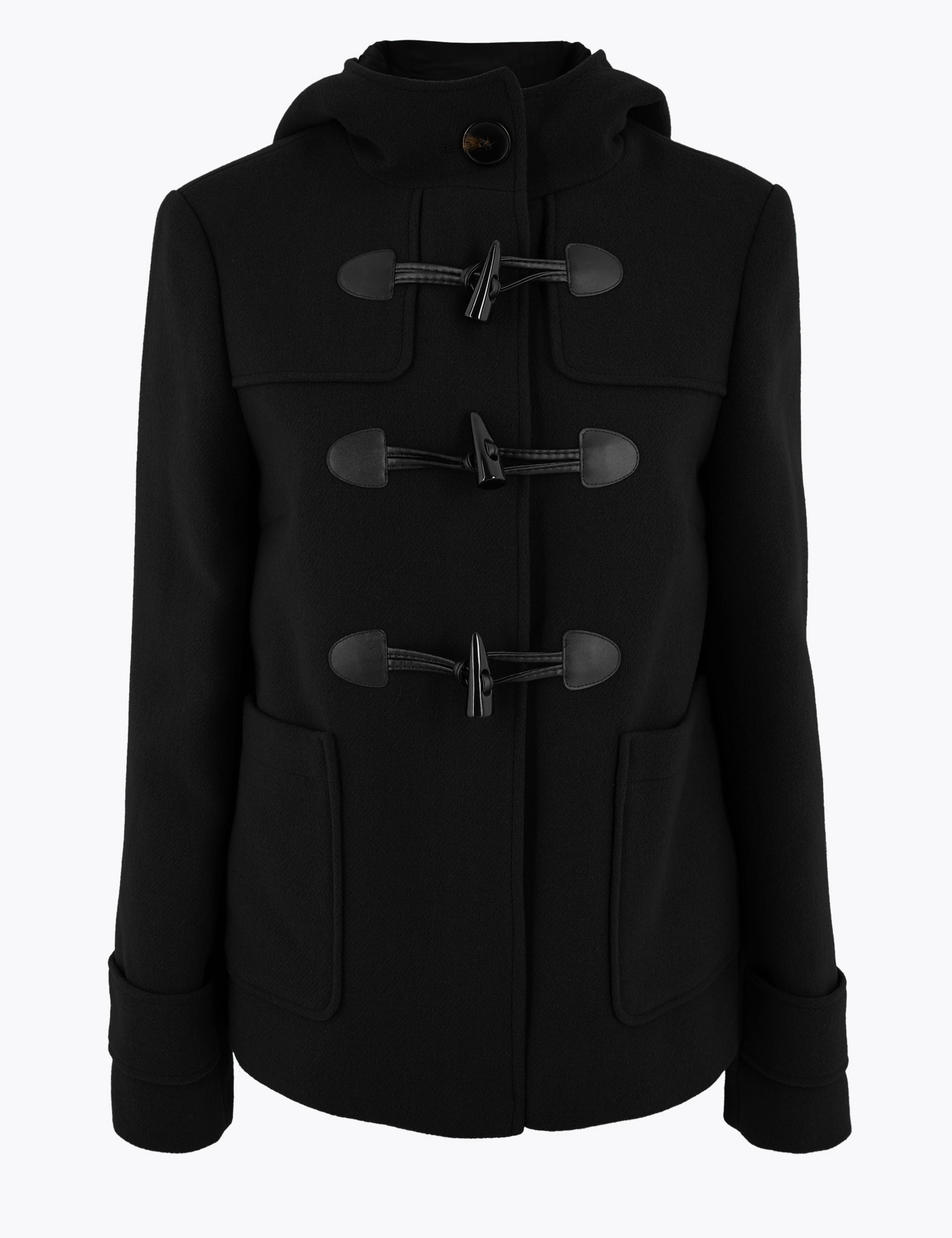 SUGARHILL CORDED DUFFLE COAT（BLACK） CORDED DUFFLE COAT – SUGARHILL TOKYO