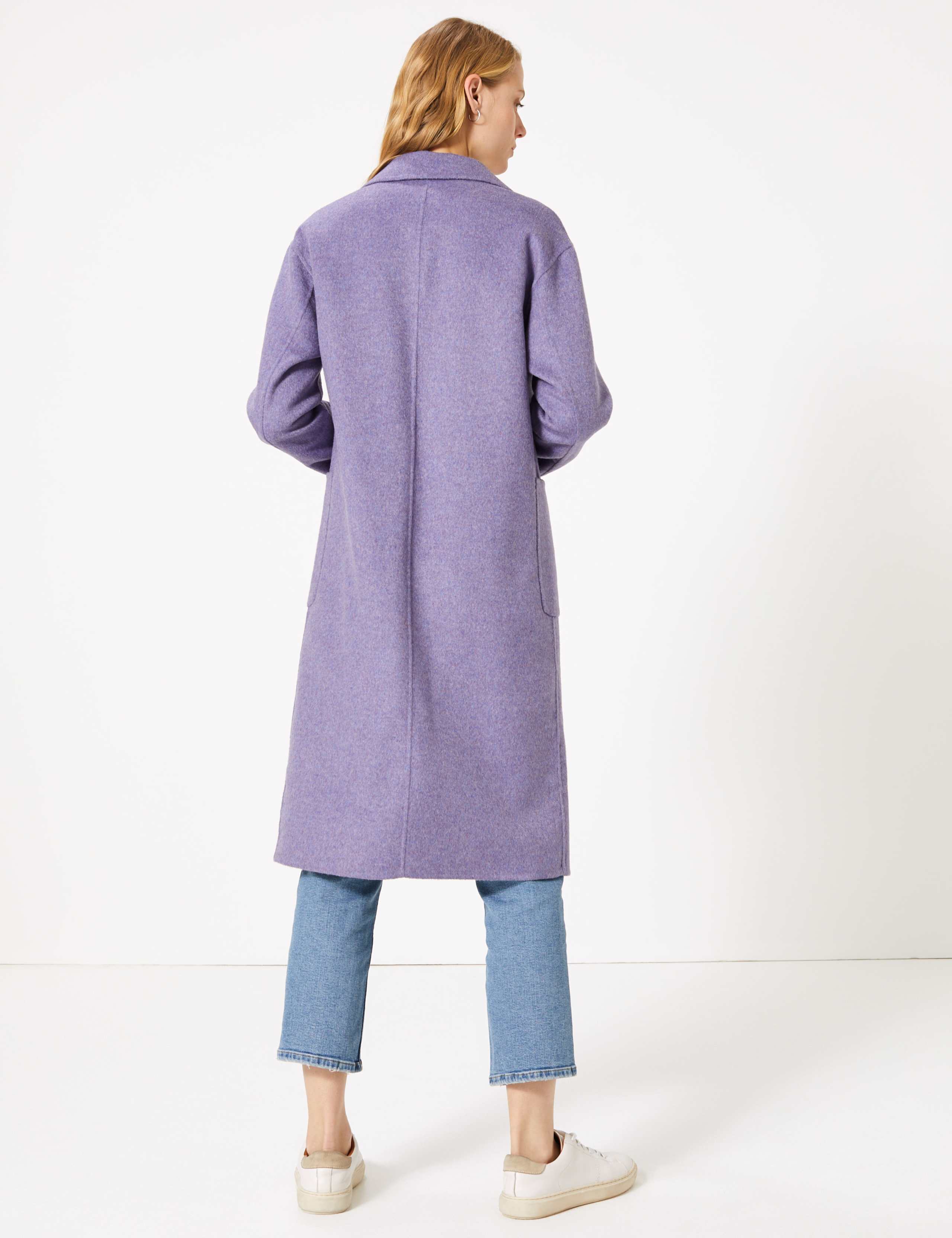 Button Detailed Double Breasted Overcoat 4 of 5