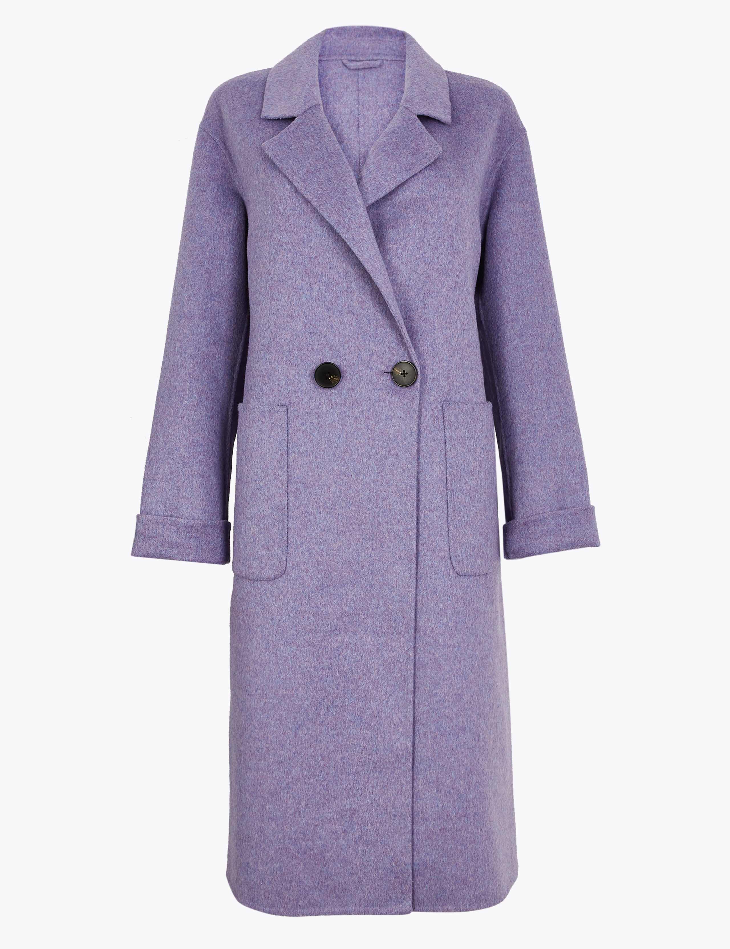 Button Detailed Double Breasted Overcoat 2 of 5