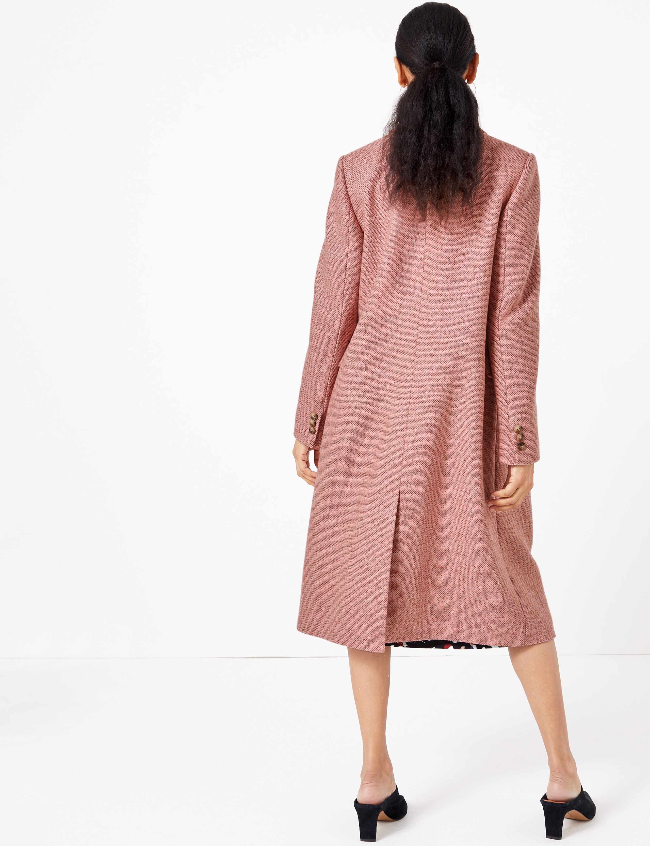 Wool Blend Longline City Coat 3 of 6