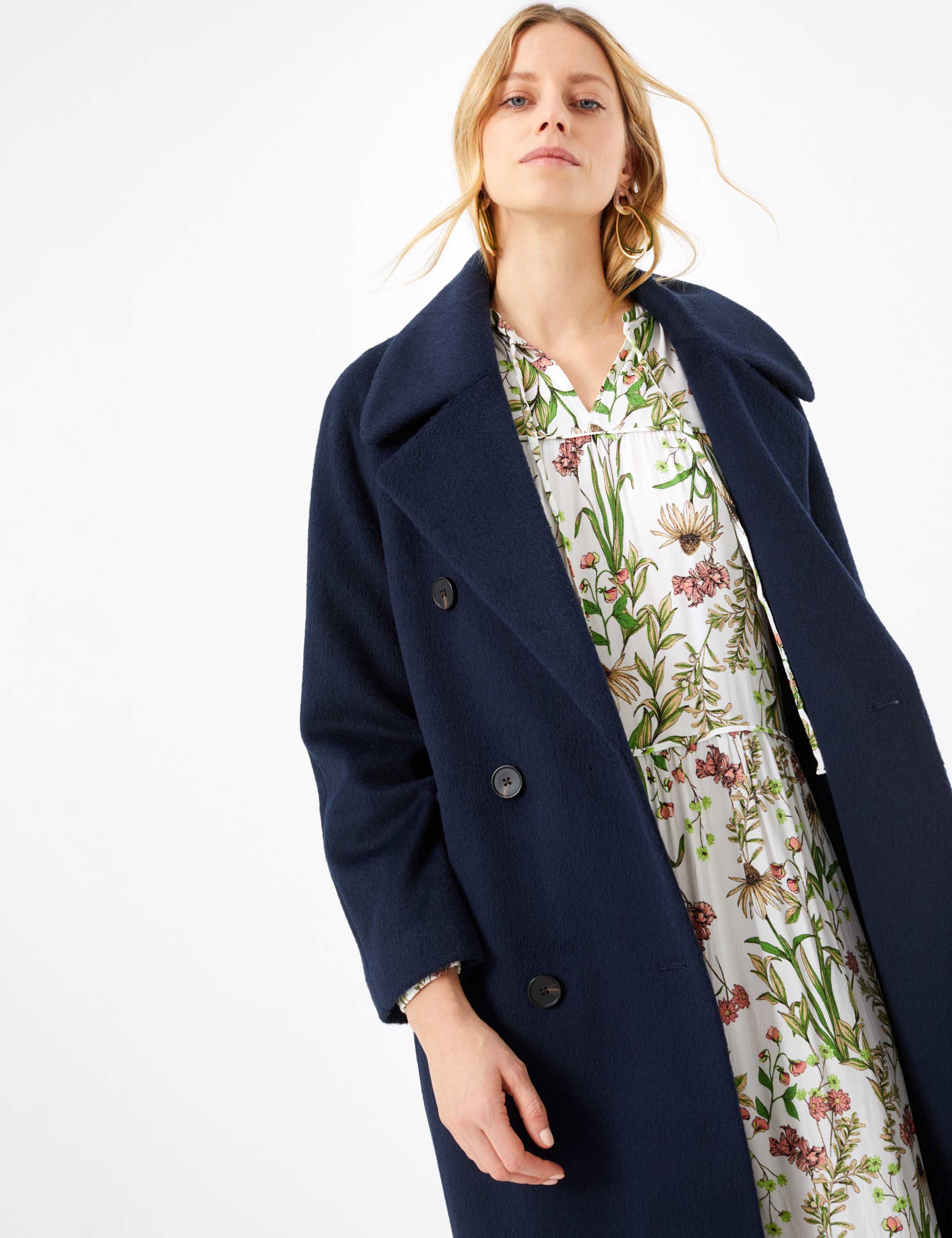 Raglan Sleeve Overcoat 1 of 7