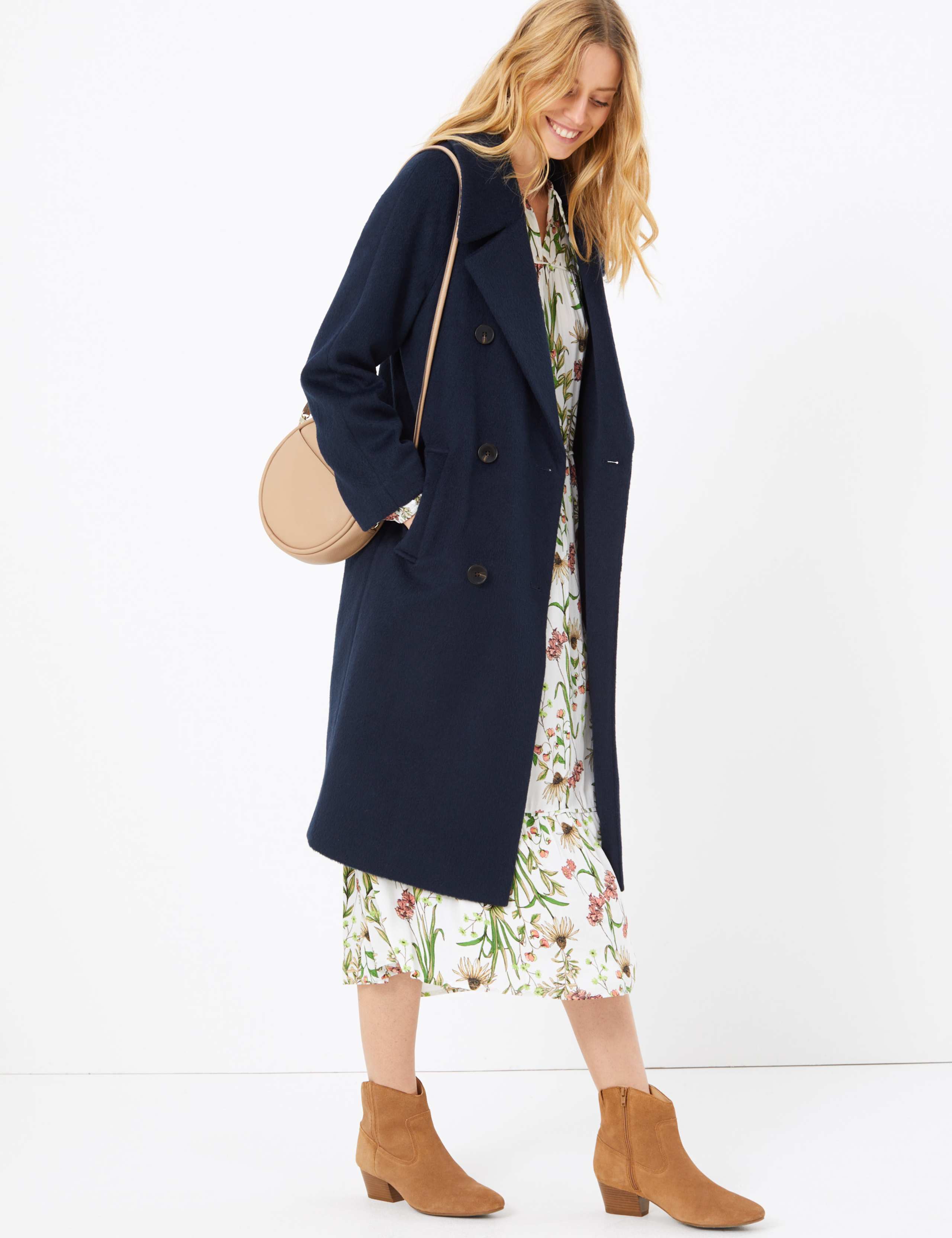 Raglan Sleeve Overcoat 3 of 7