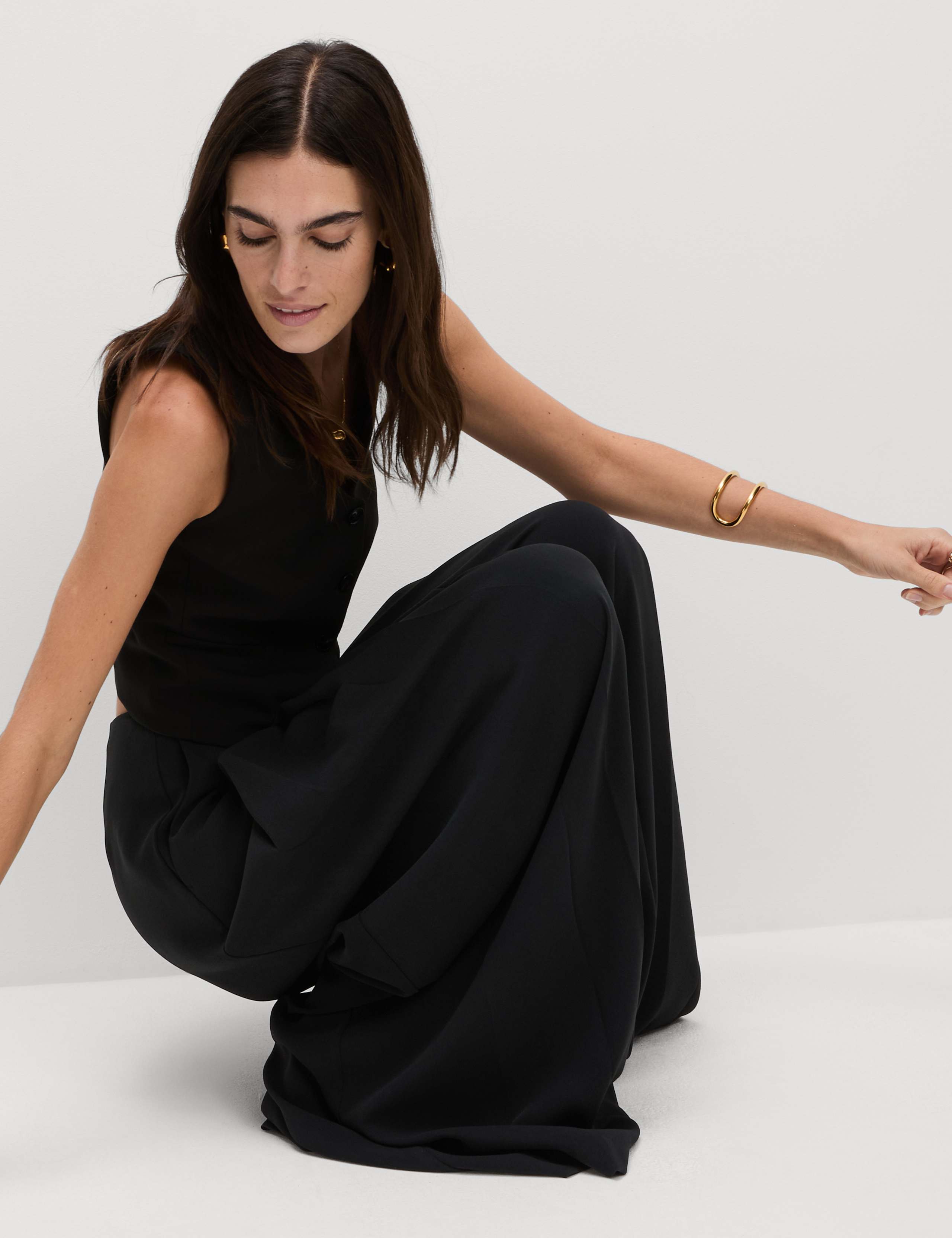 Knife Pleat High Waisted Trousers 6 of 6