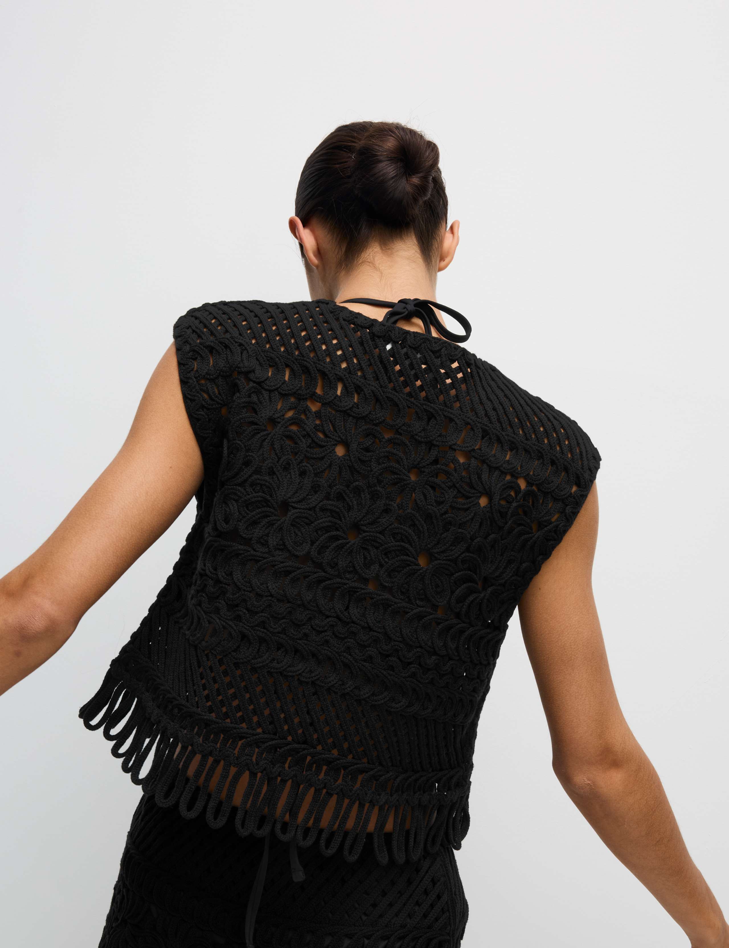 Cotton Rich Macramé Waistcoat 5 of 8