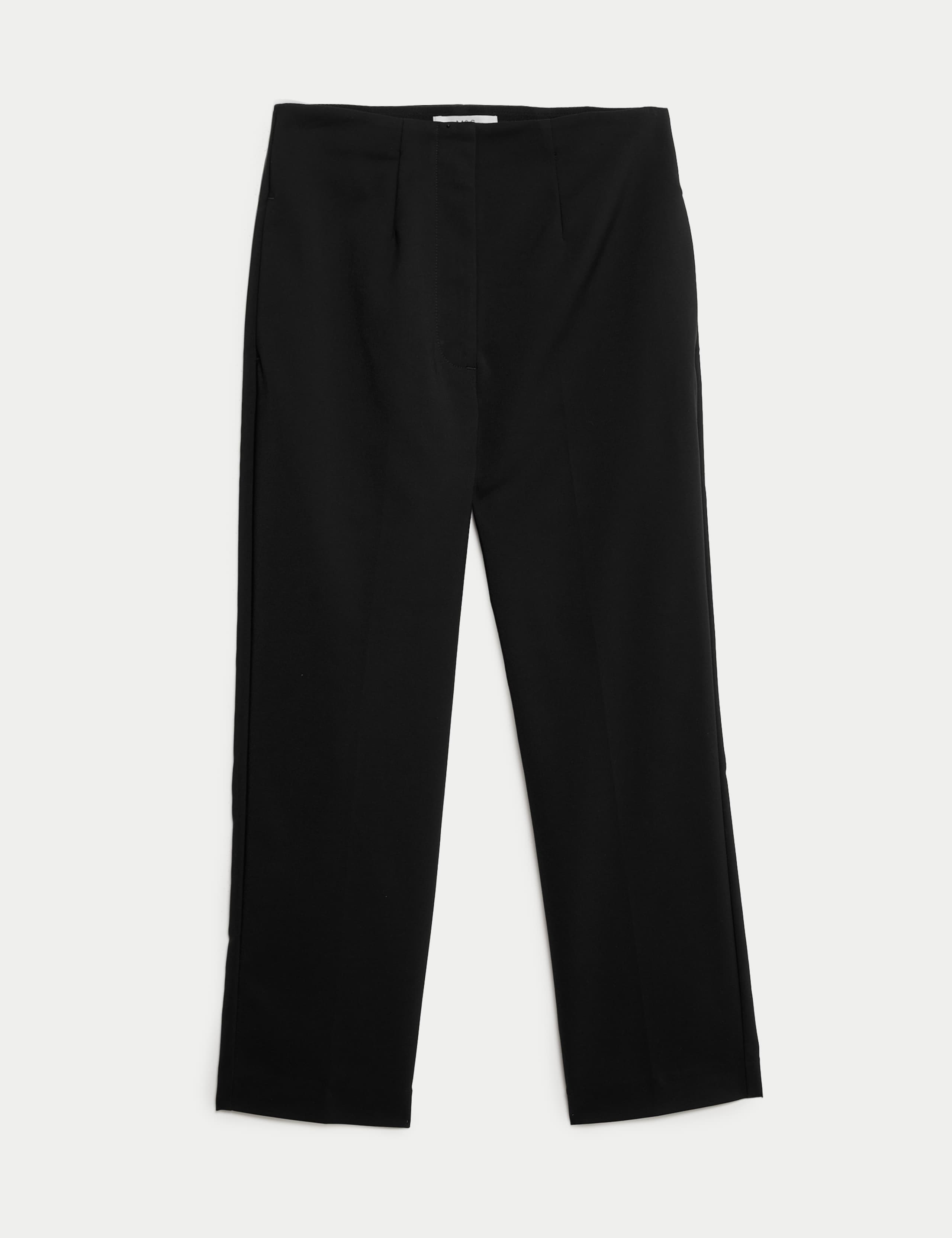 Cotton Blend Slim Fit Cropped Trousers 1 of 1