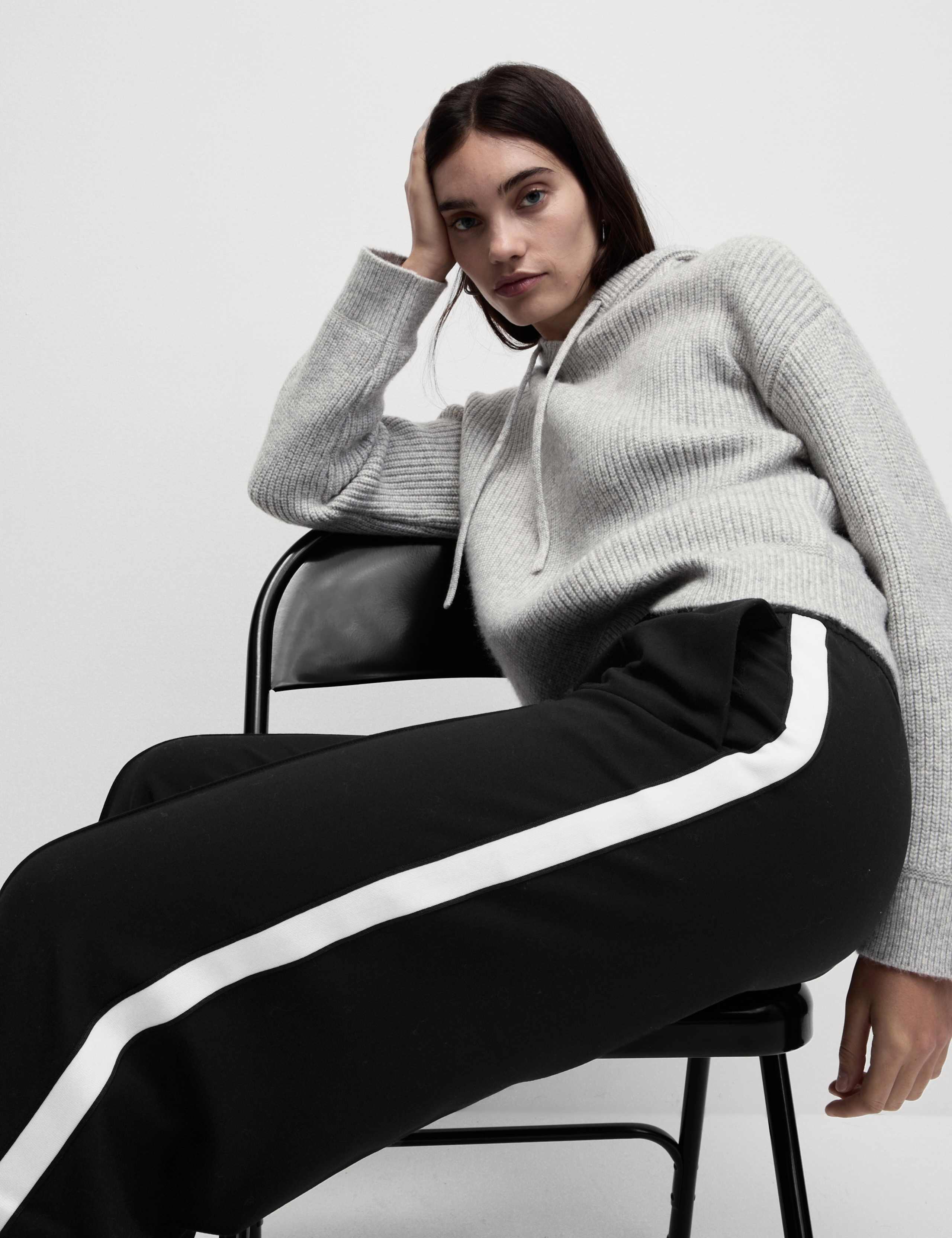 Side Stripe Wide Leg Trousers 1 of 2