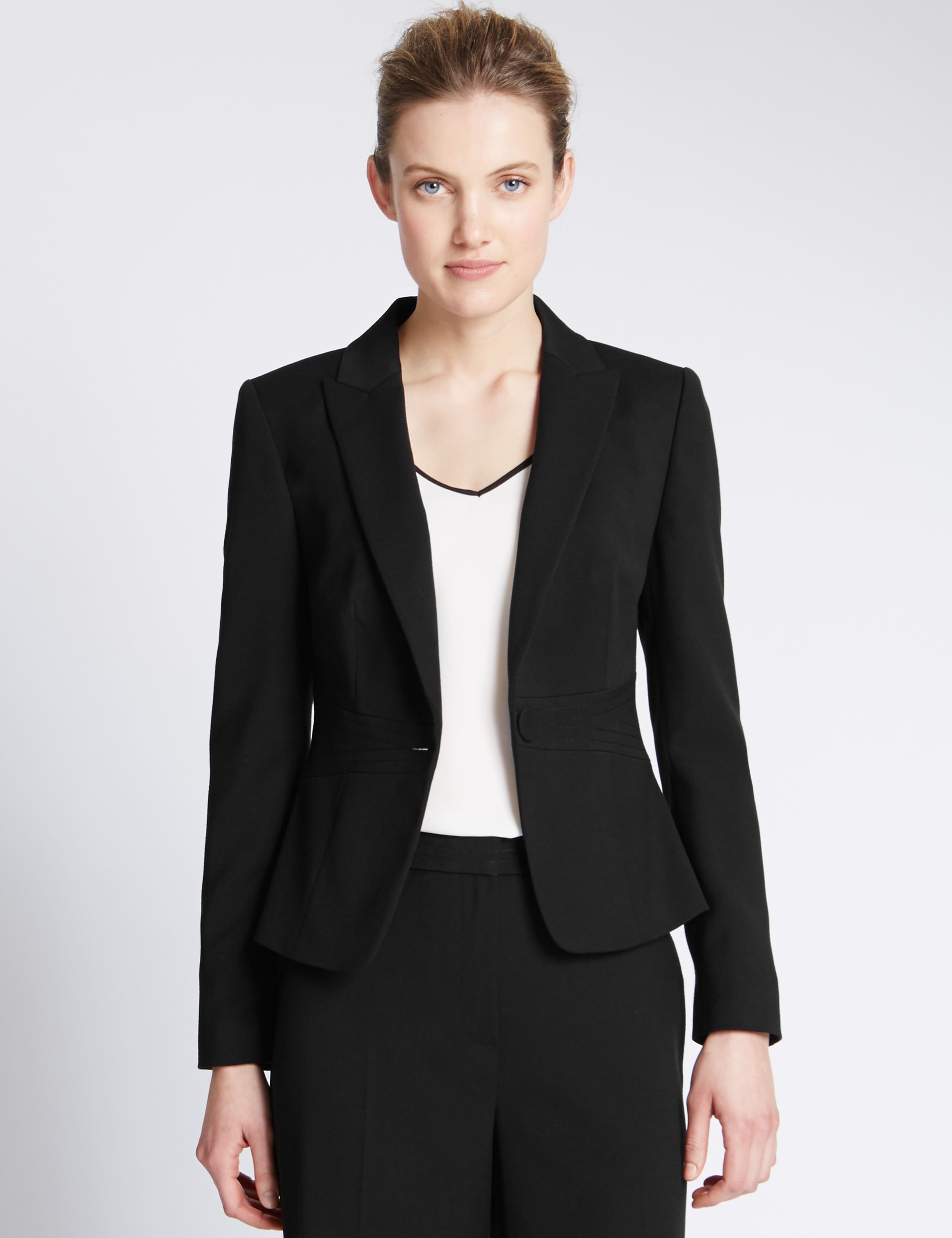 1 Button Panelled Jacket 1 of 7