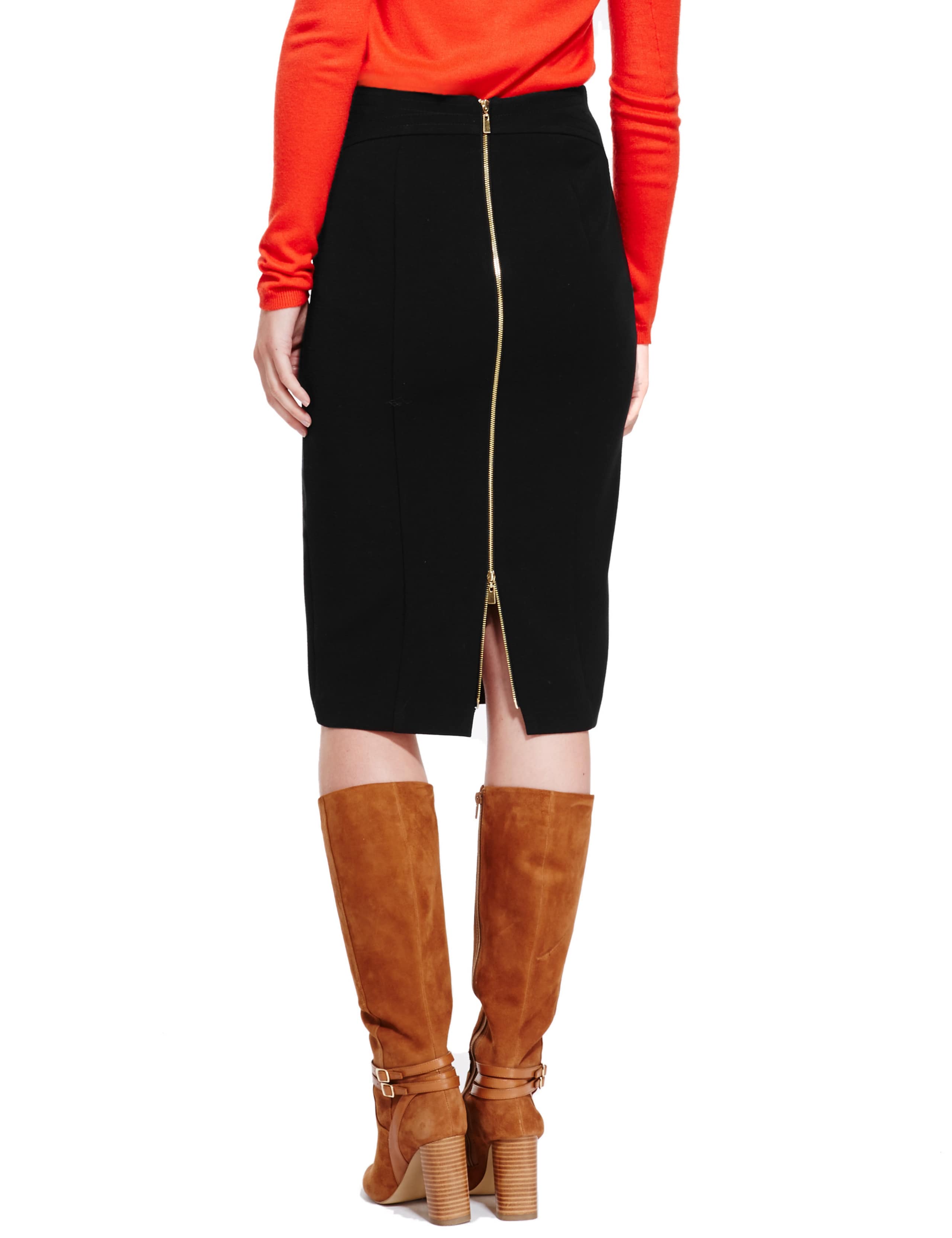 Back Zip Pencil Skirt 3 of 3