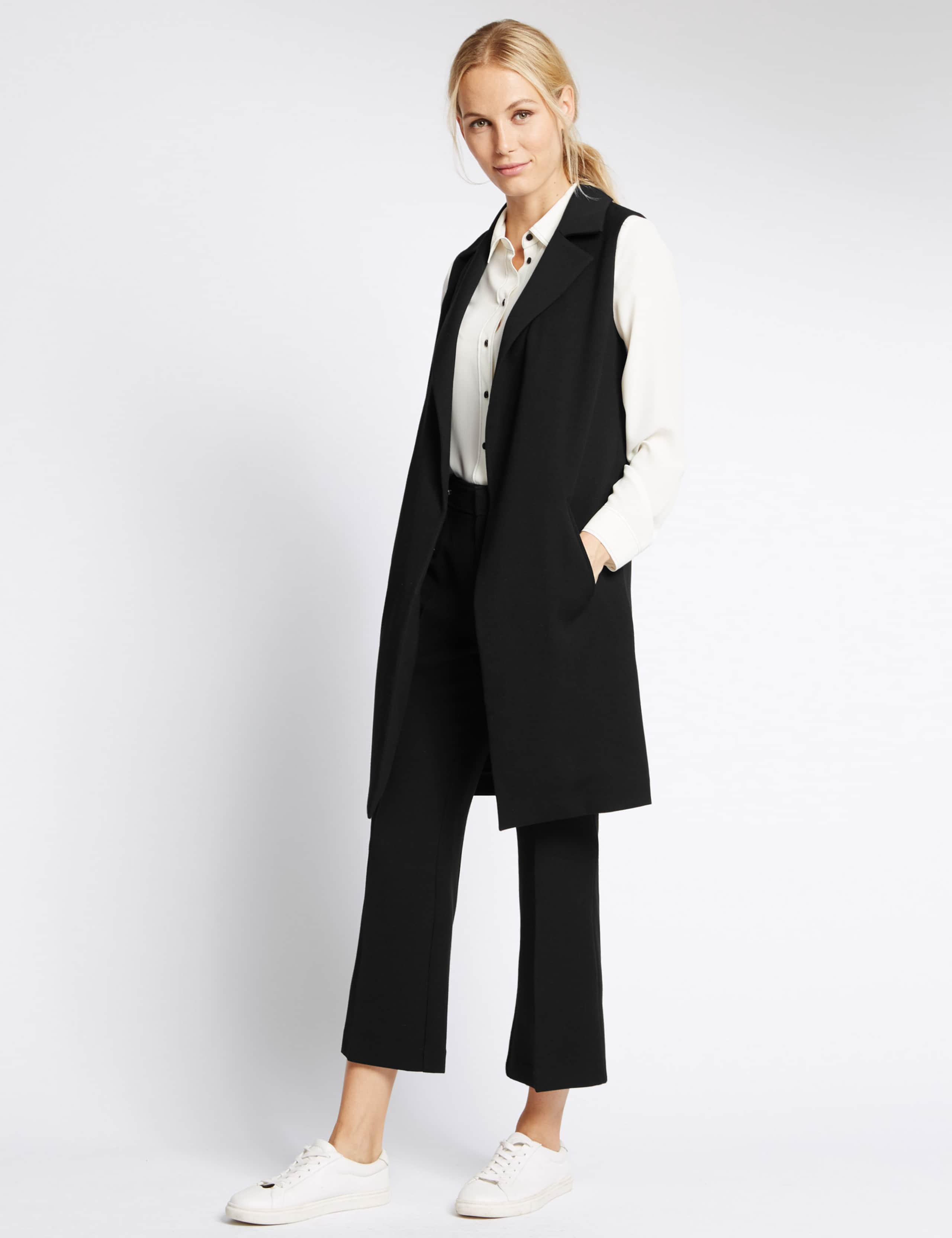 Stitched Boot Leg Cropped Trousers 4 of 4
