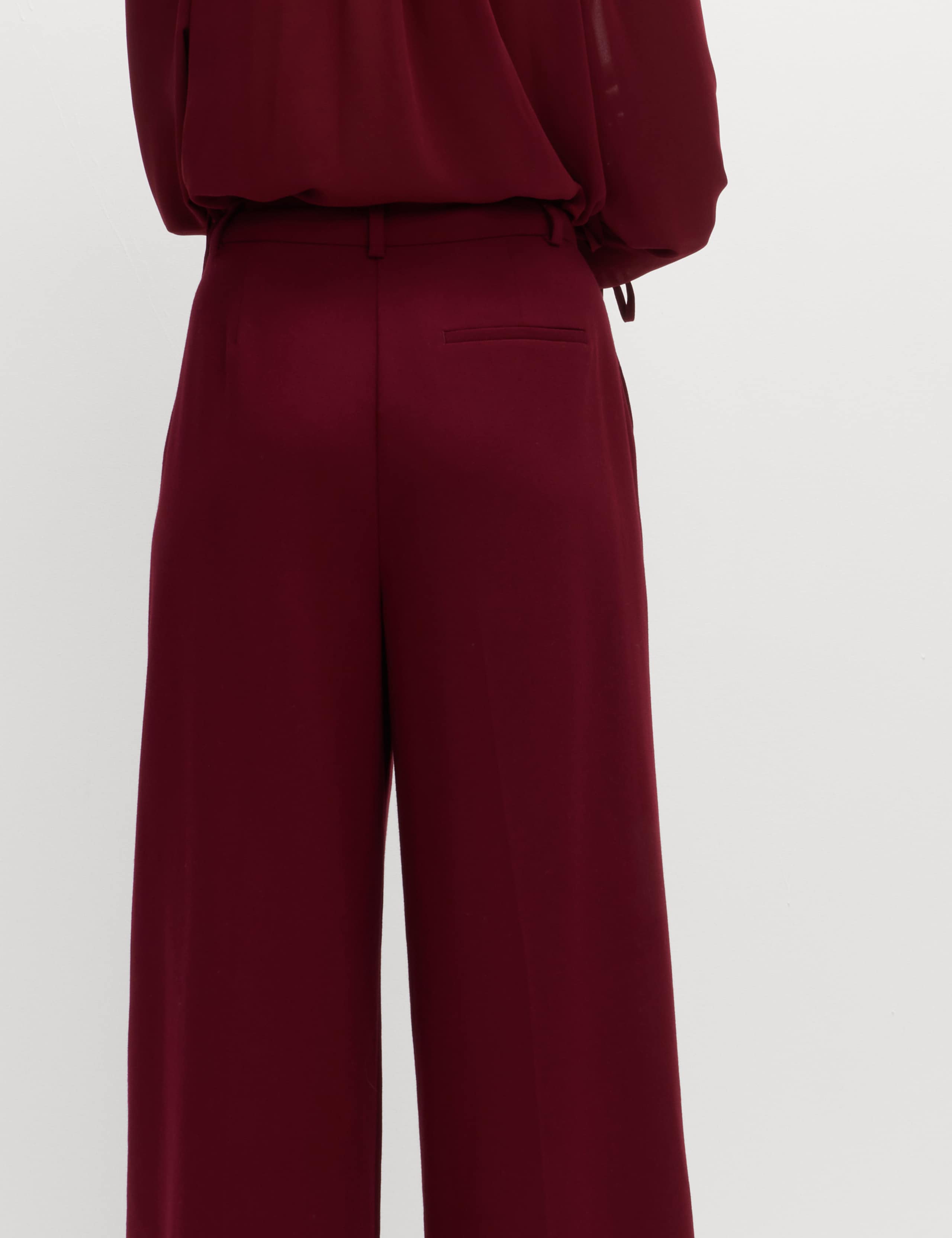 Wool Blend Tailored Wide Leg Trousers 6 of 6