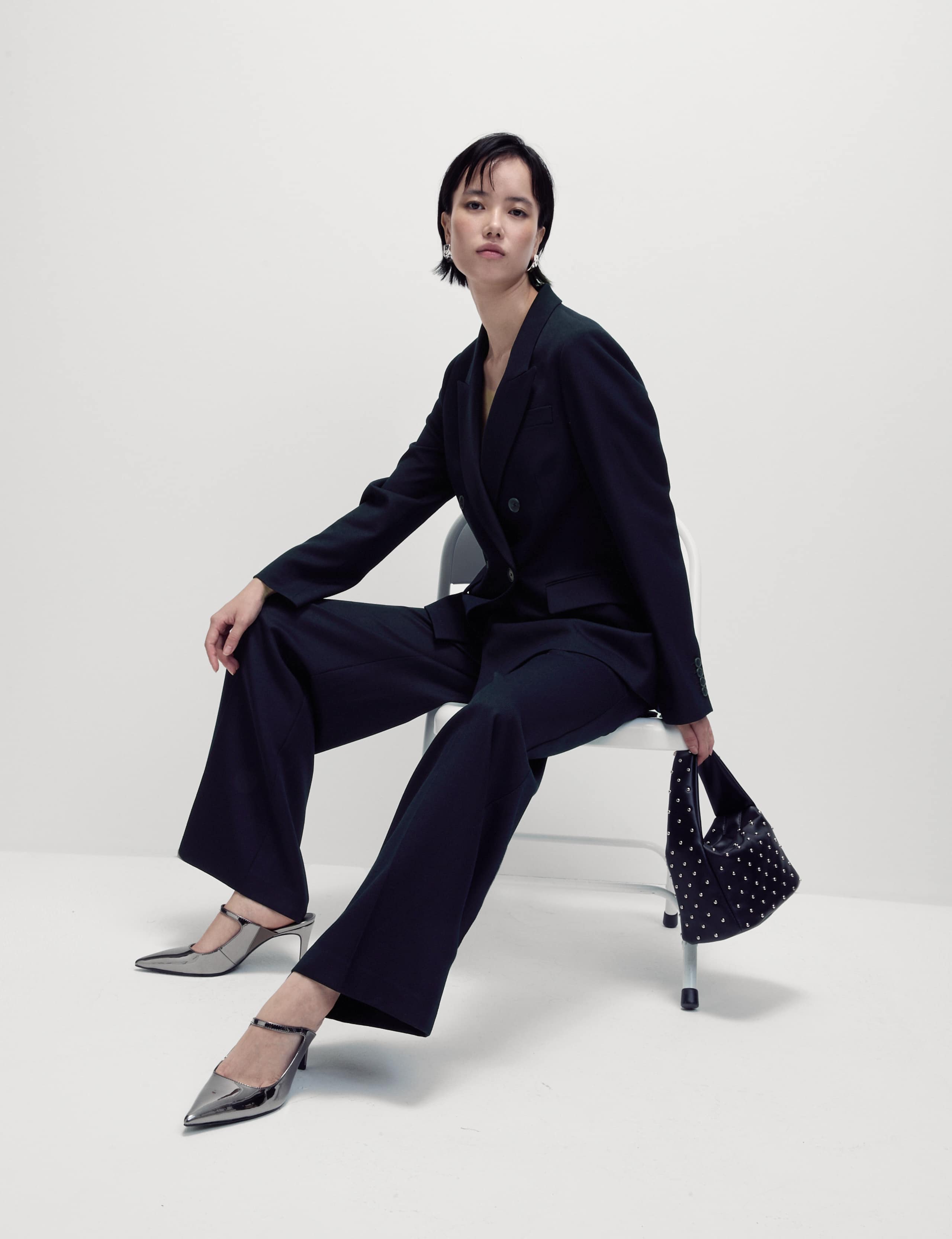 Tailored Wide Leg Trousers 4 of 7