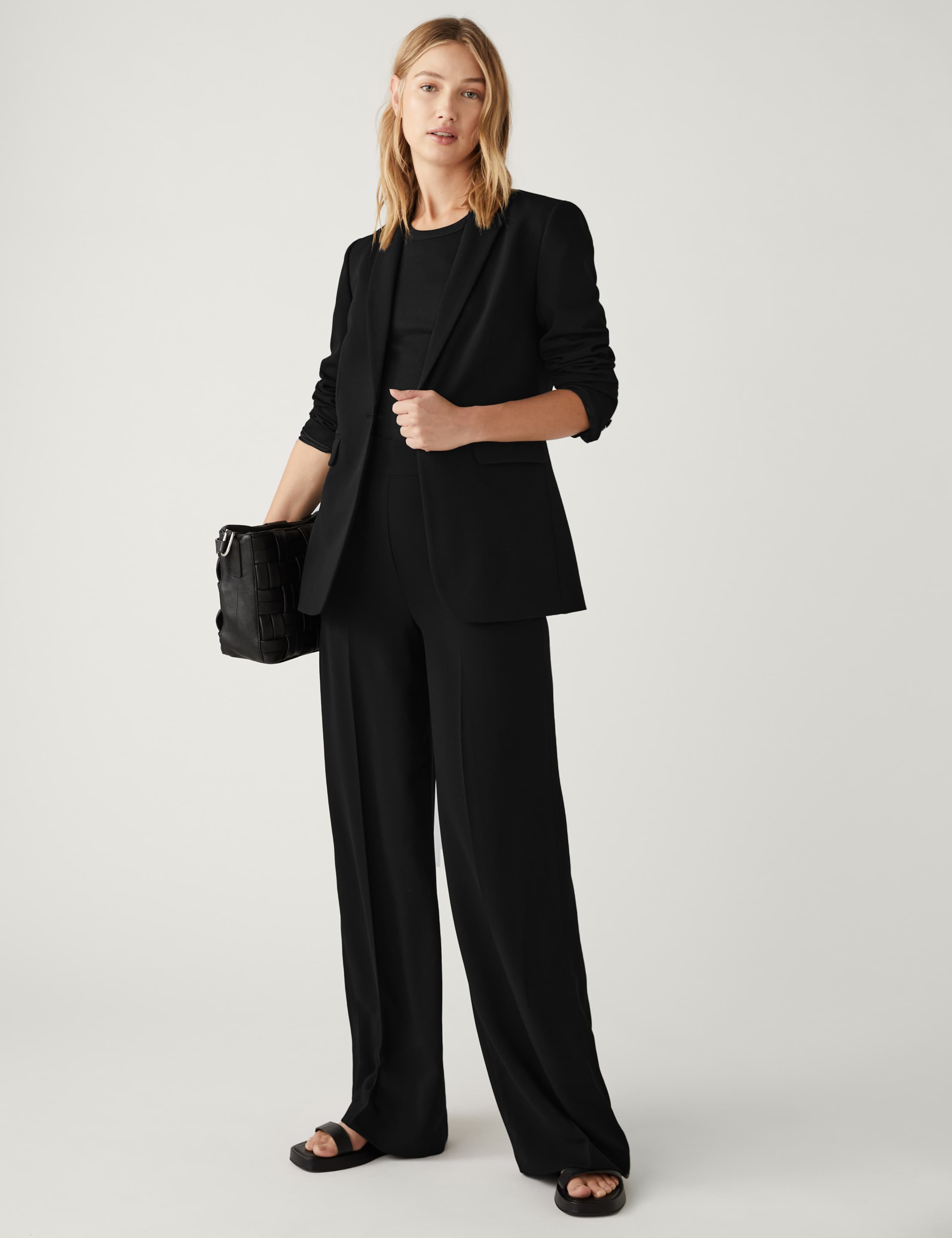 Pull On Wide Leg Trousers 3 of 5