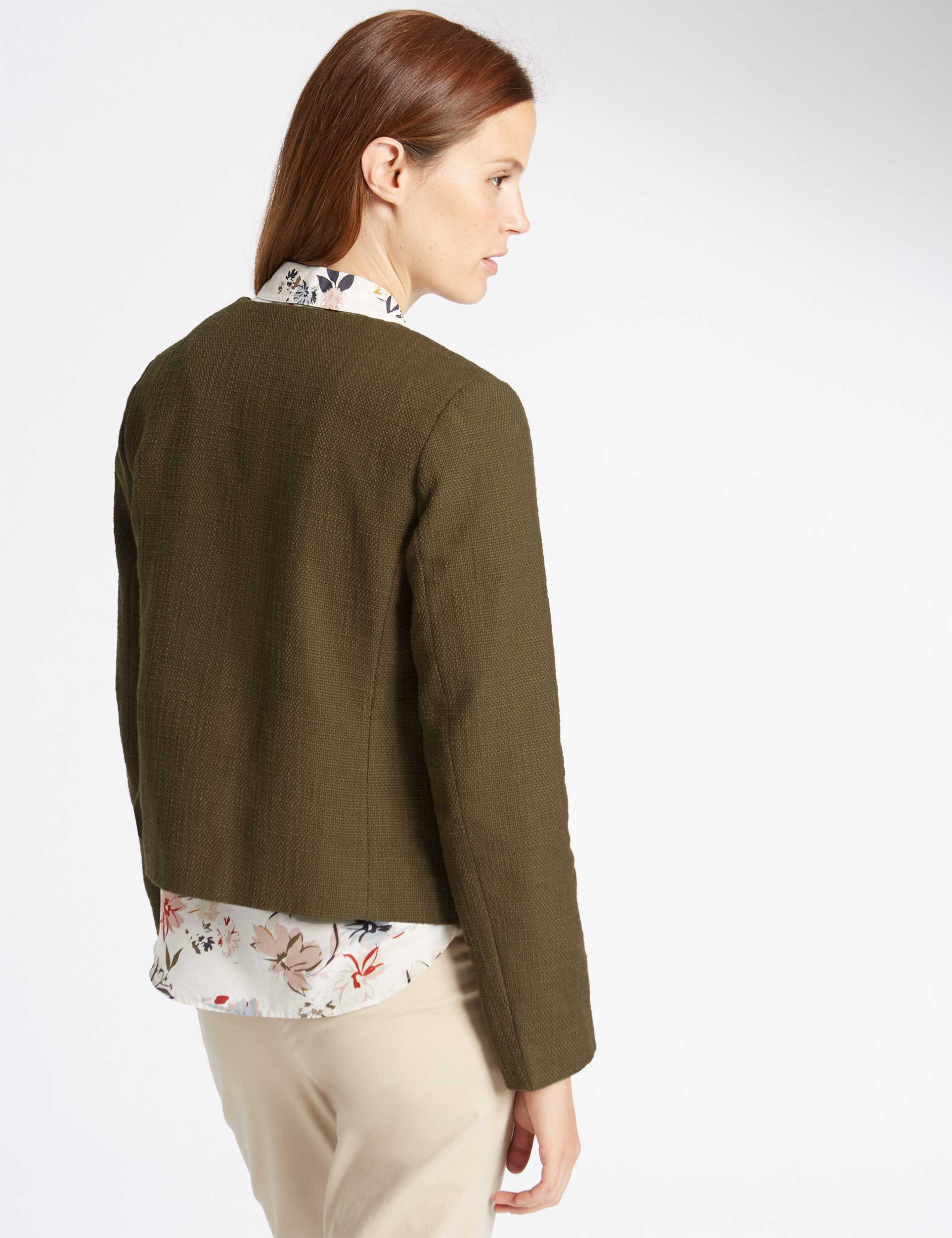 Cotton Rich  Zipped Jacket 3 of 4