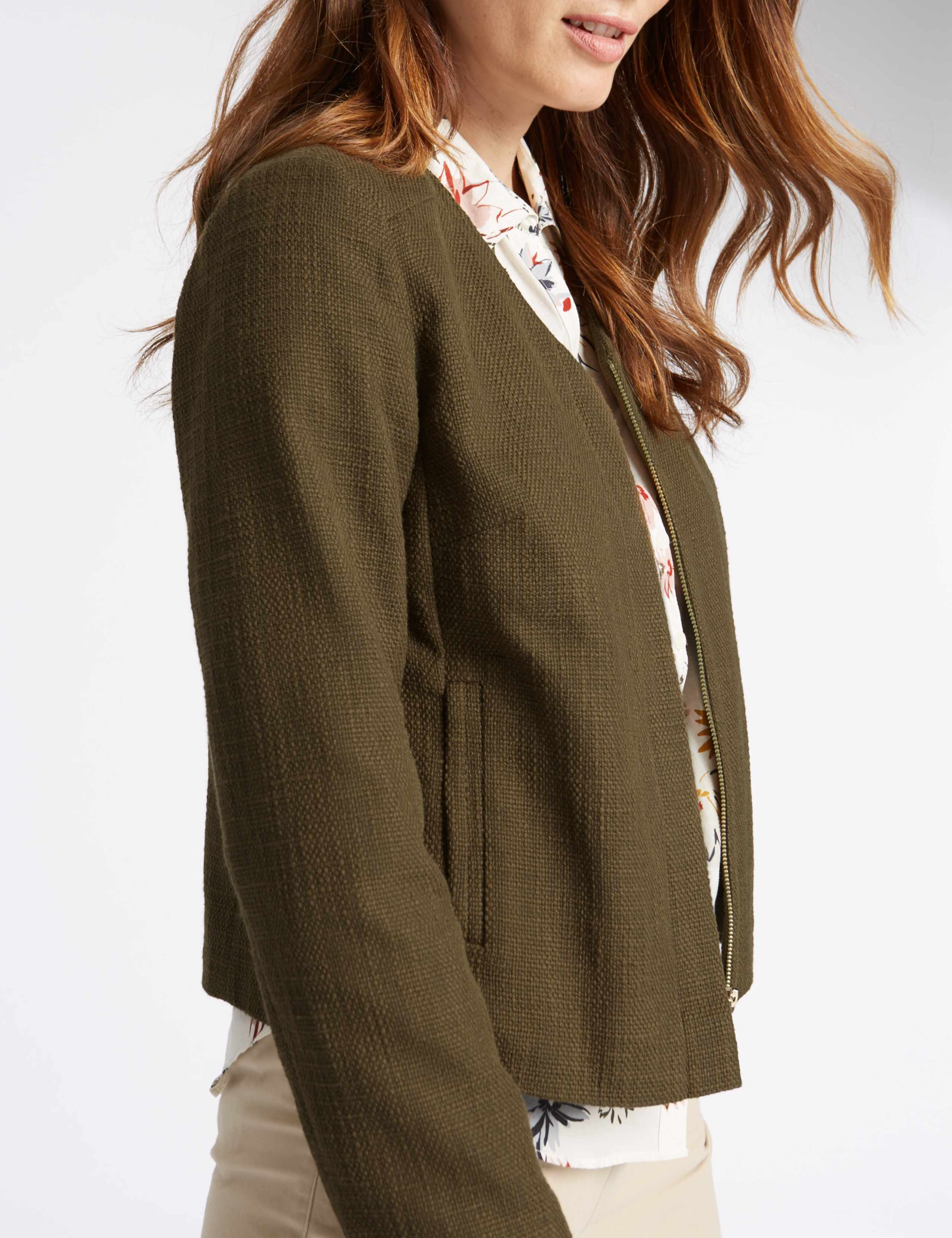 Cotton Rich  Zipped Jacket 4 of 4