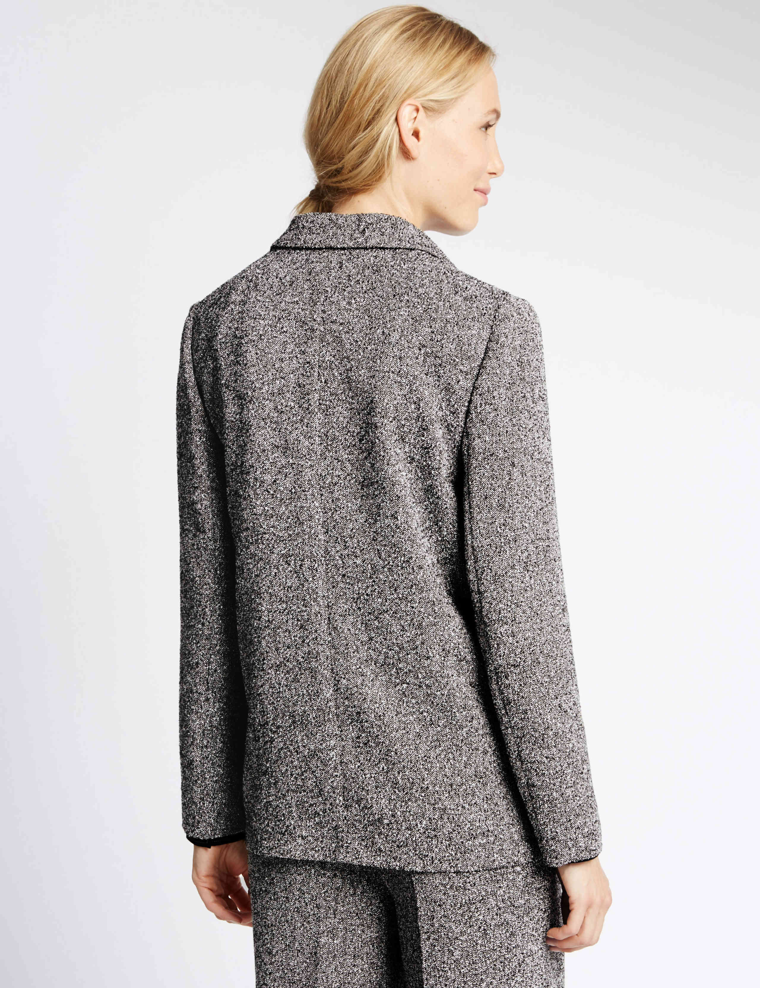 Textured Boyfriend Jacket 4 of 5