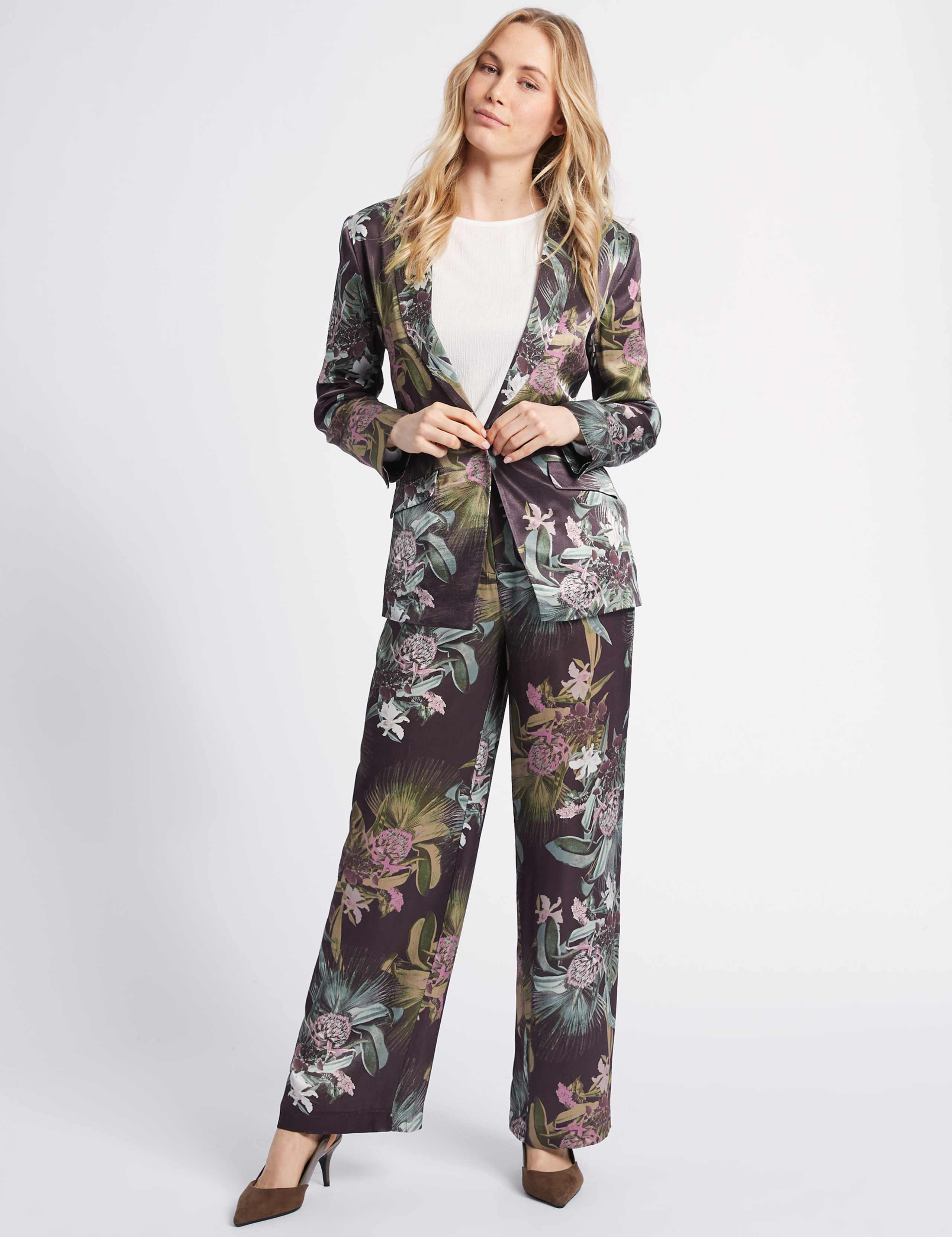 Floral Print Single Breasted Blazer 5 of 5