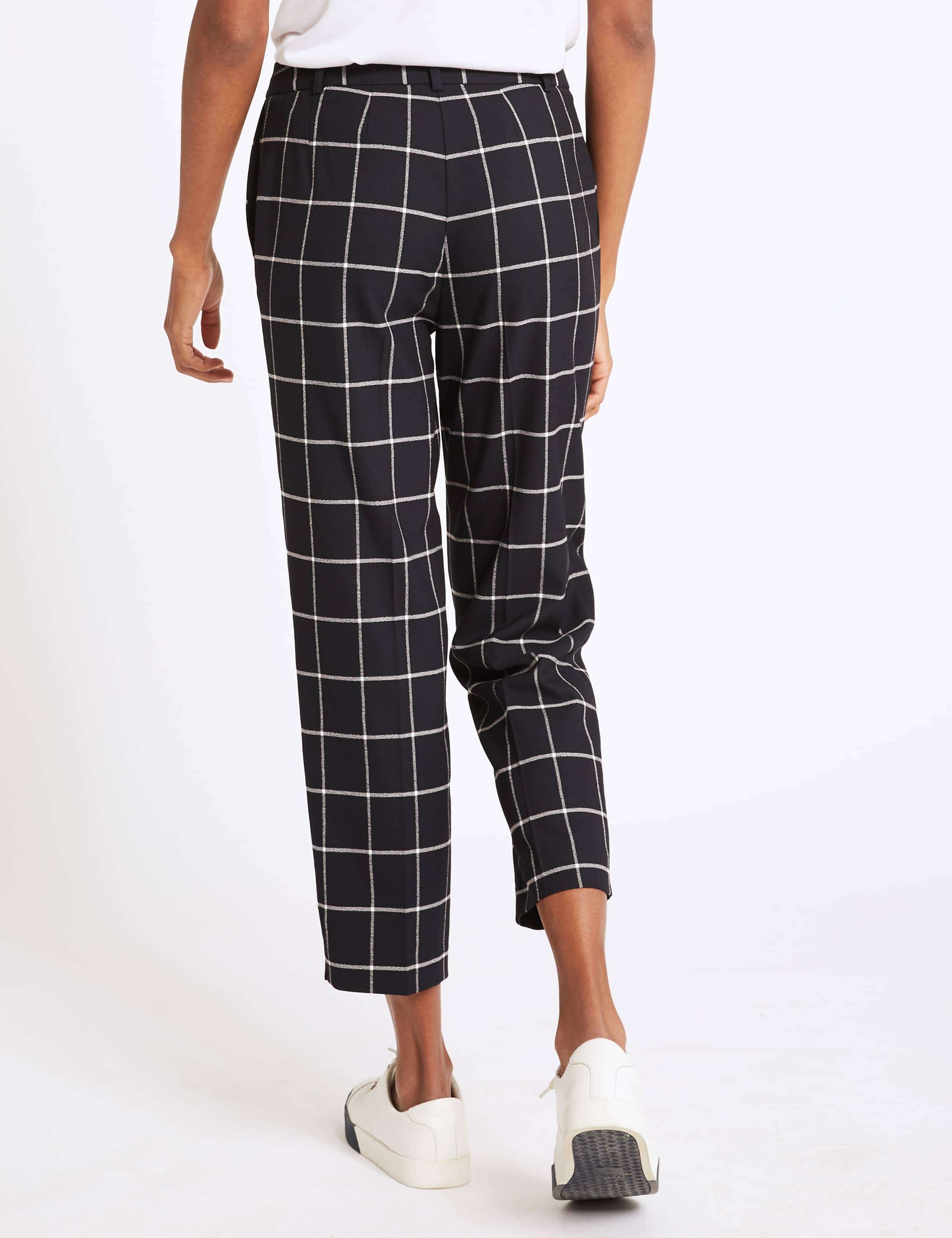 Checked Straight Leg Trousers 4 of 7