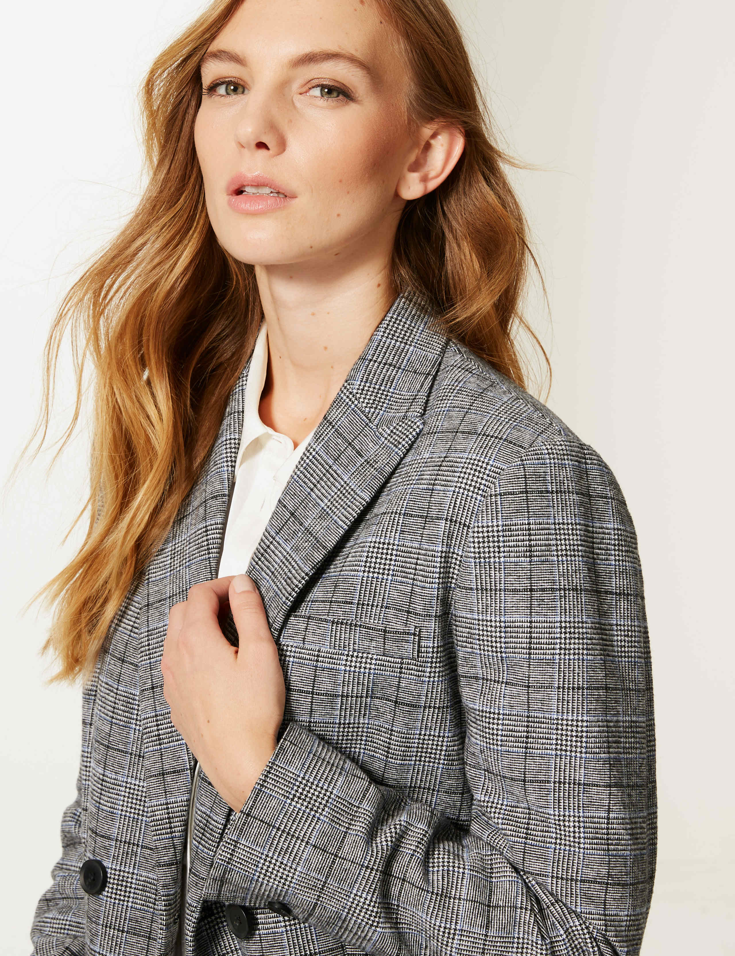 Houndstooth Check Blazer 2 of 4