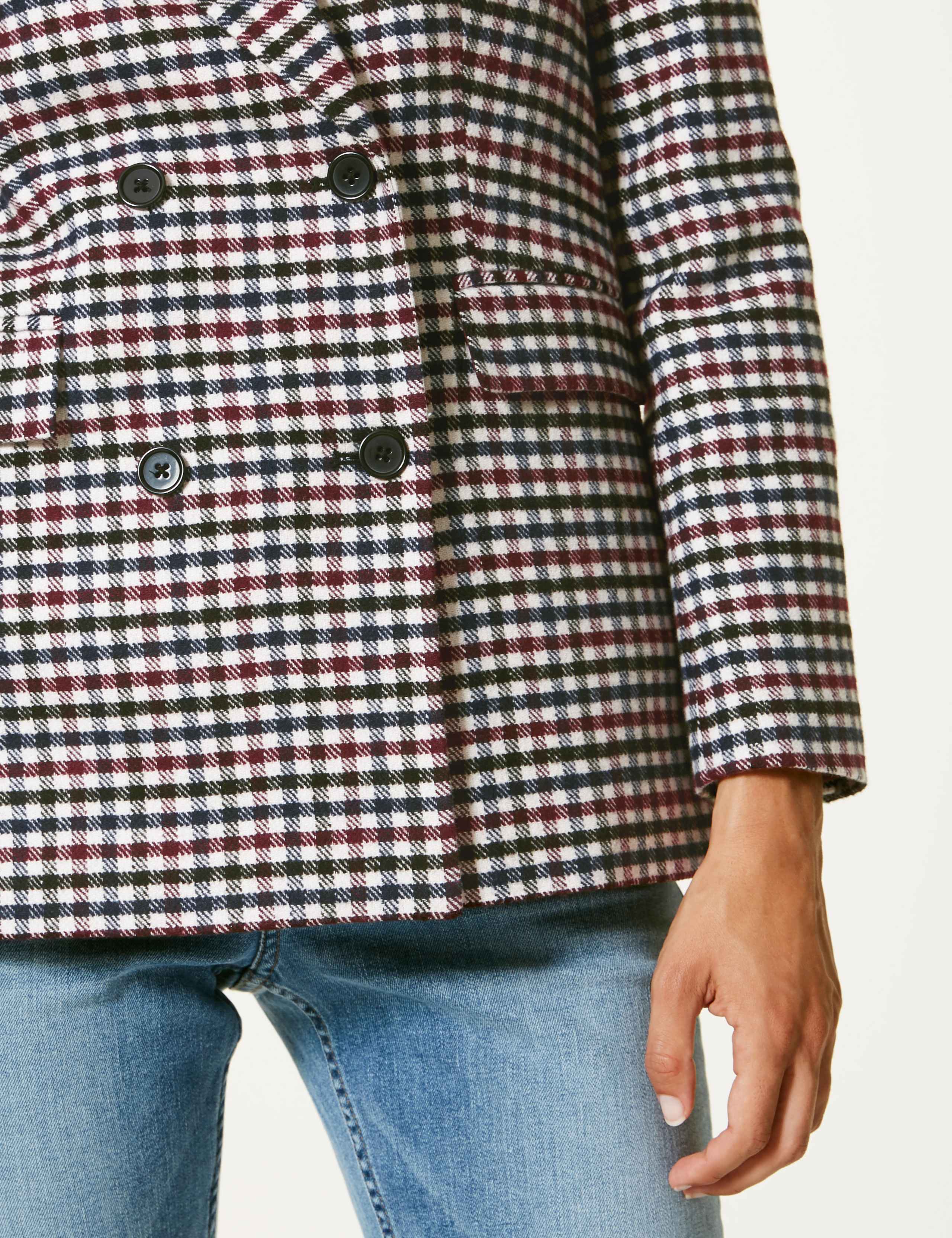 Oversized Gingham Blazer 5 of 6