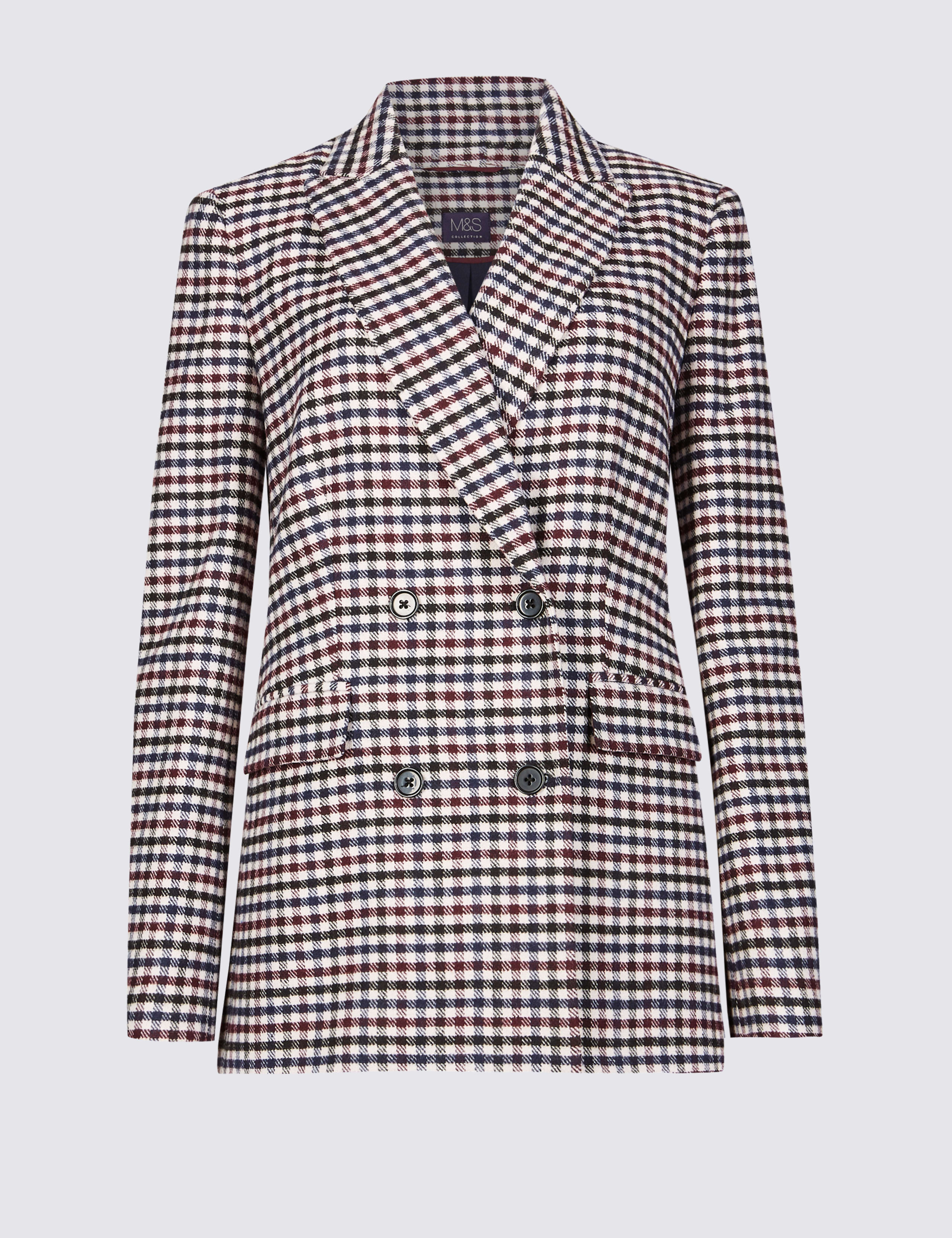 Oversized Gingham Blazer 2 of 6