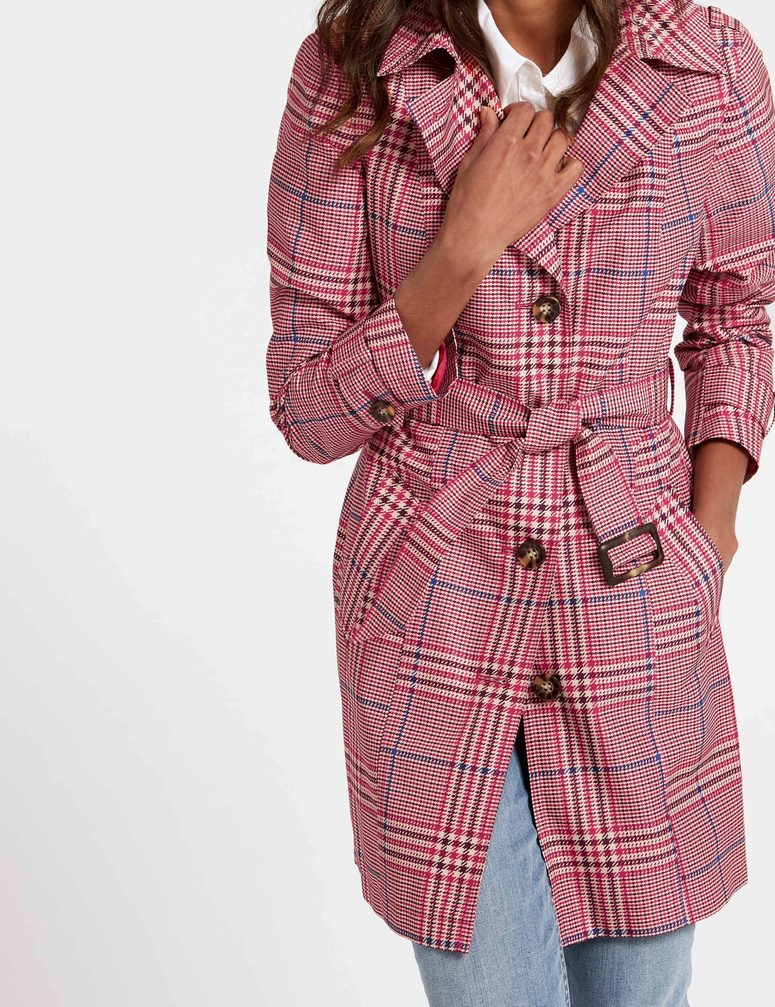 Checked Trench Coat with Stormwear™ 4 of 4