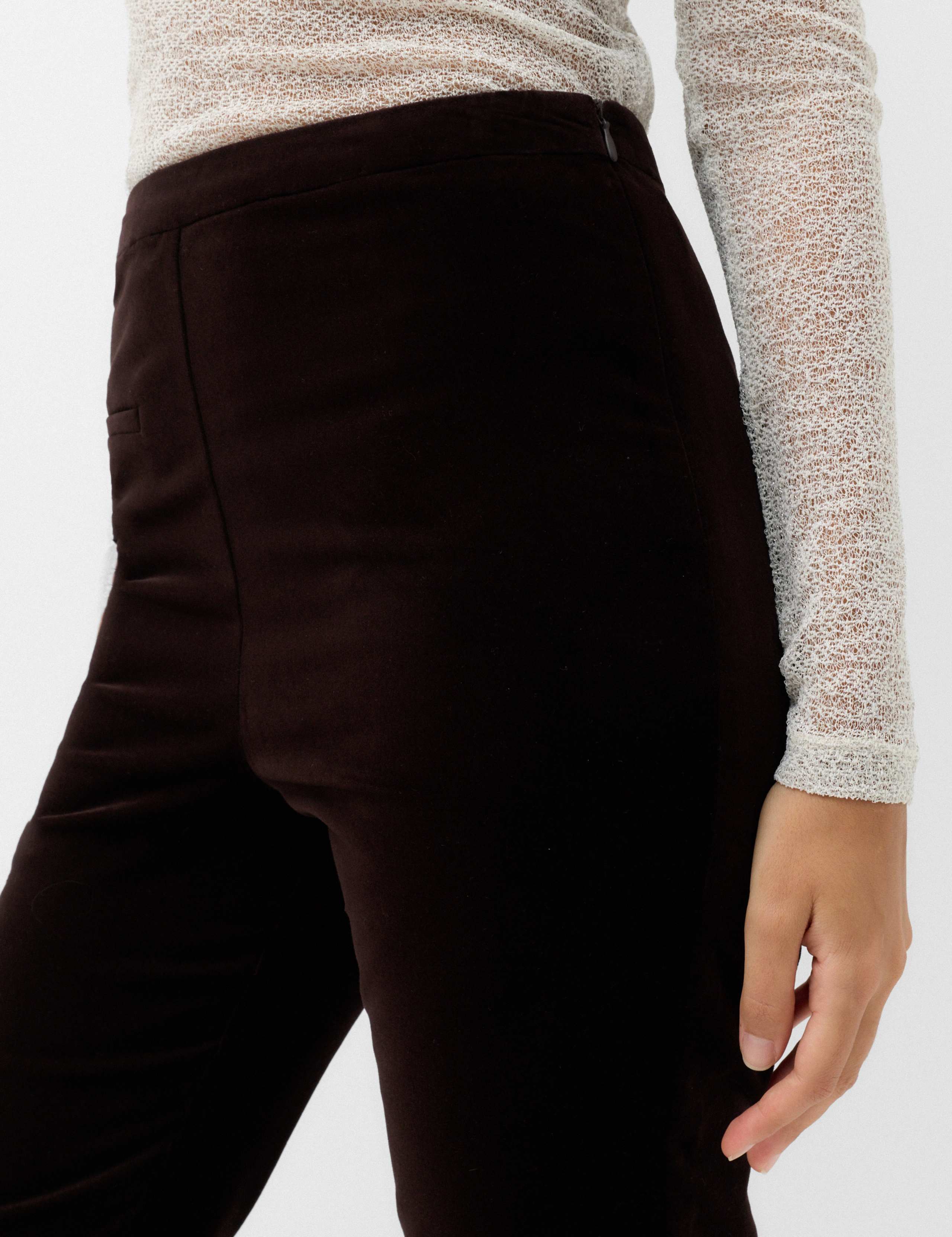 Velvet Flared Trousers 3 of 5