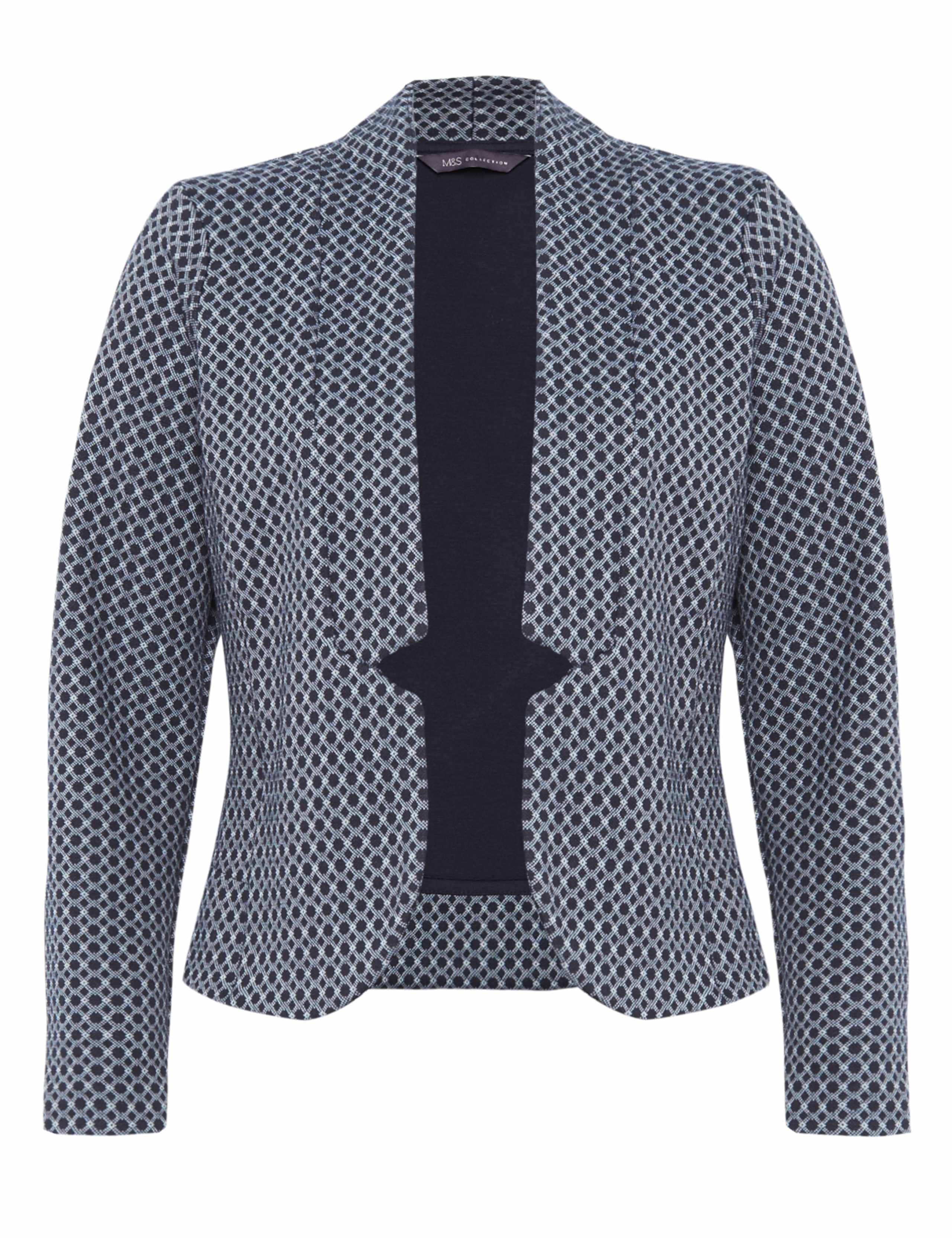 PETITE Notched Geometric Jacket 4 of 5