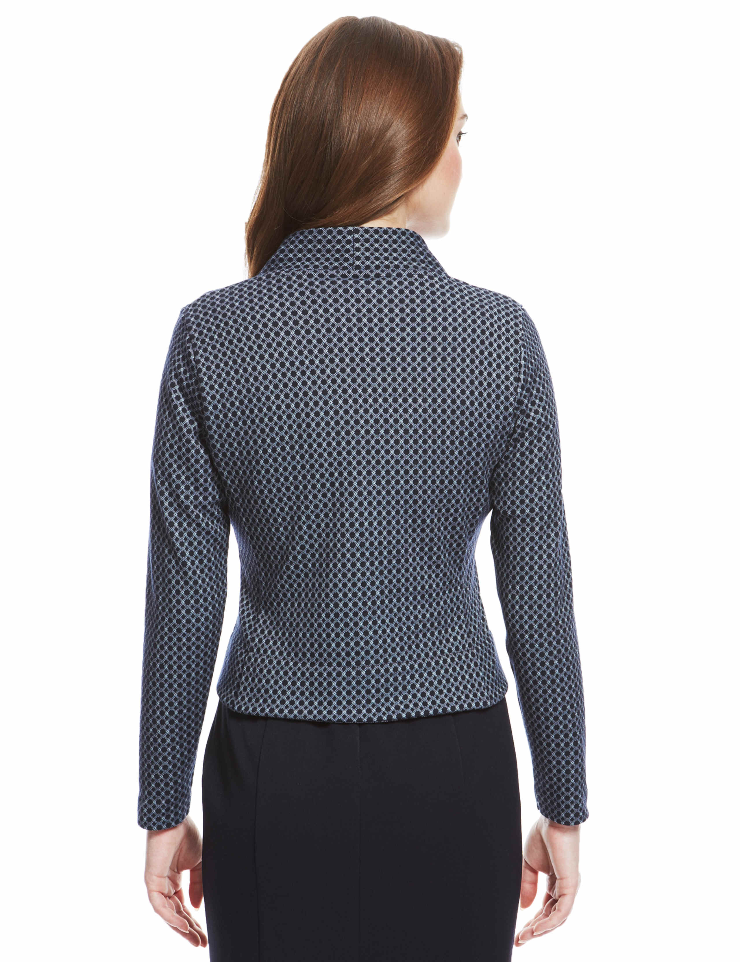 PETITE Notched Geometric Jacket 5 of 5